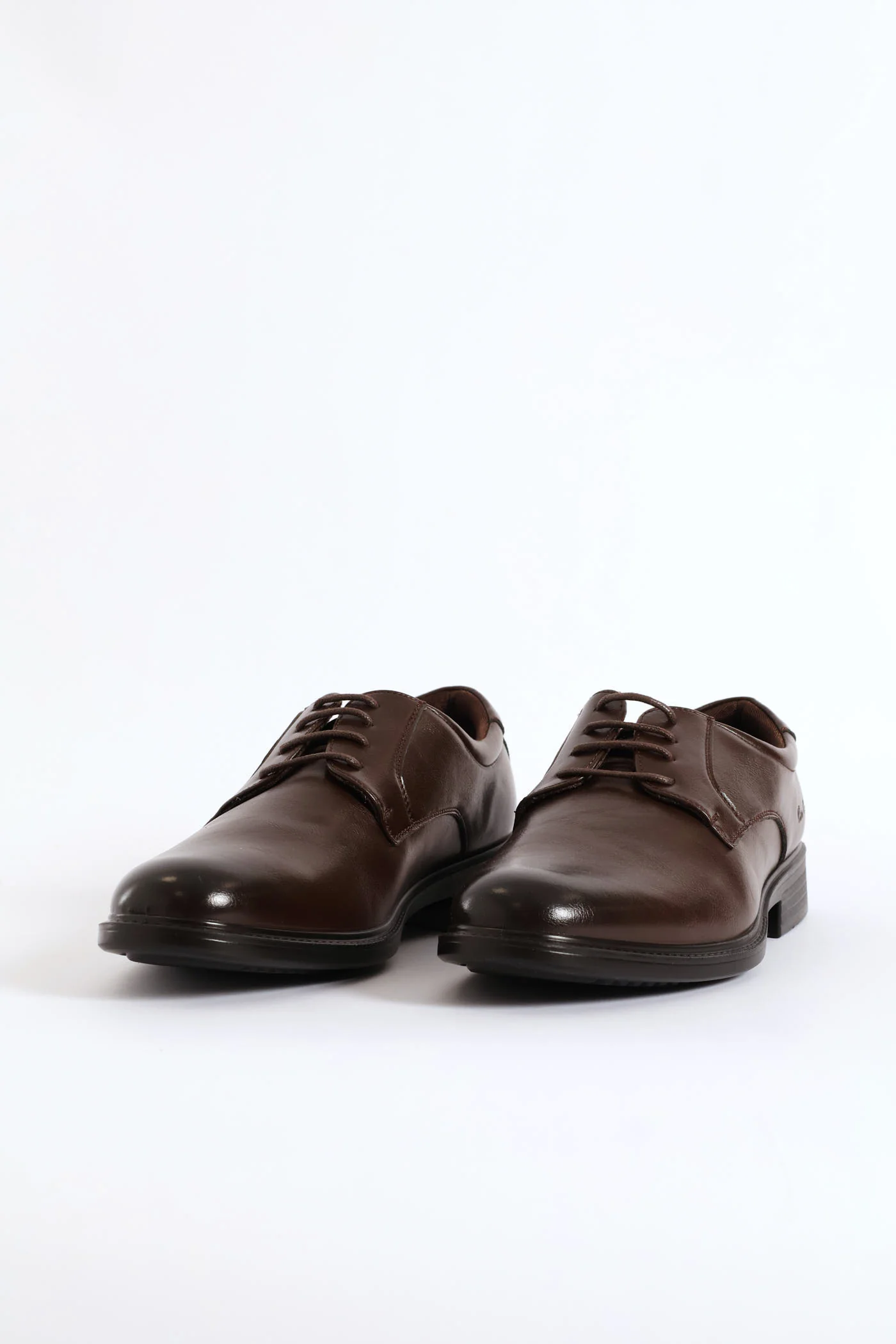 Wide Toe Formal Lace Up Shoe - Brown - Image 3