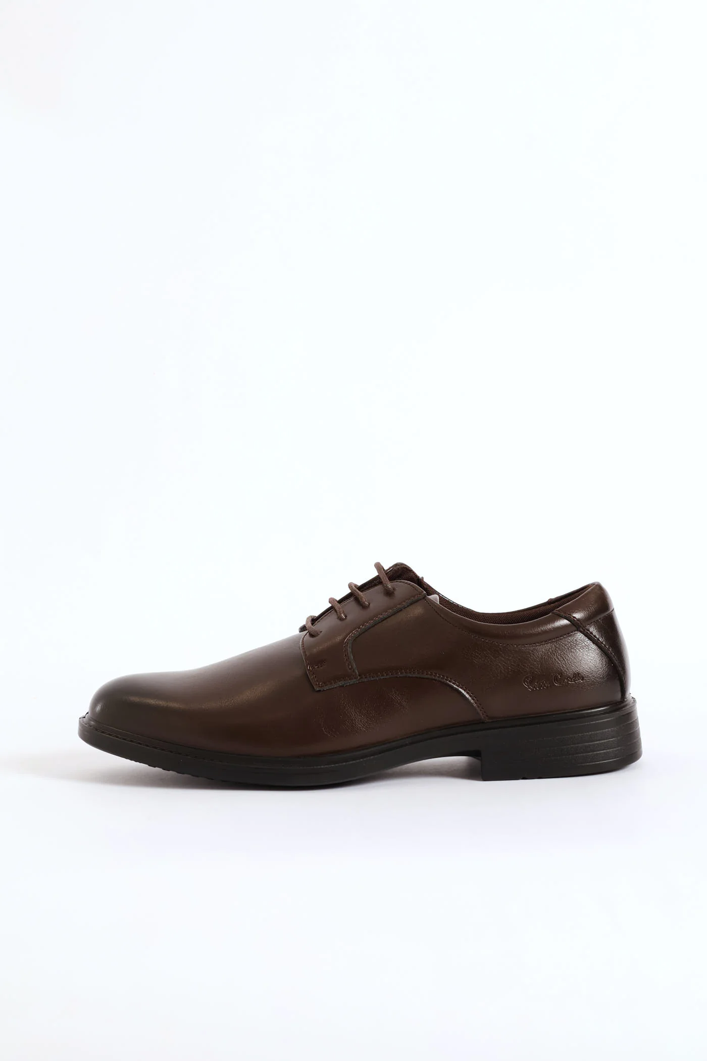 Wide Toe Formal Lace Up Shoe - Brown - Image 5