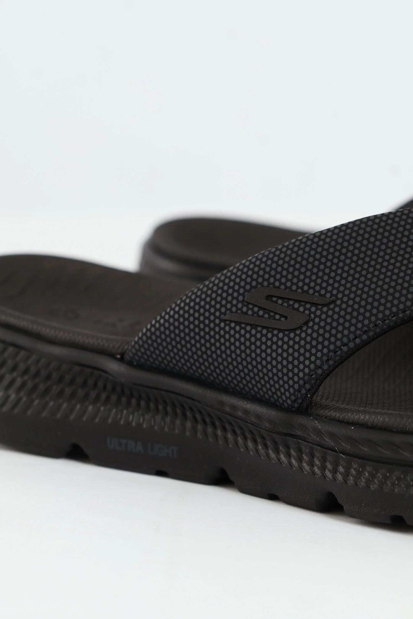 Wide Vamp Sandal - Black - Image 3