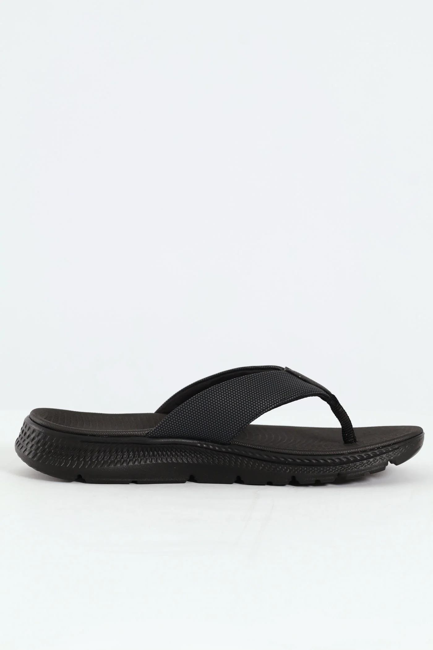 Wide Vamp Sandal - Black - Image 4