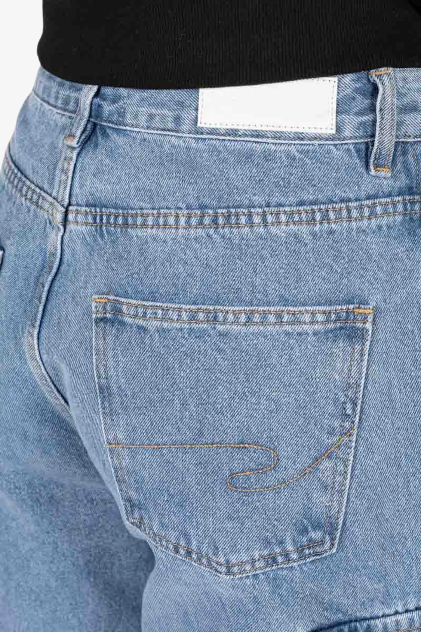 Wideleg Cargo Denim - Light Indigo - Image 11