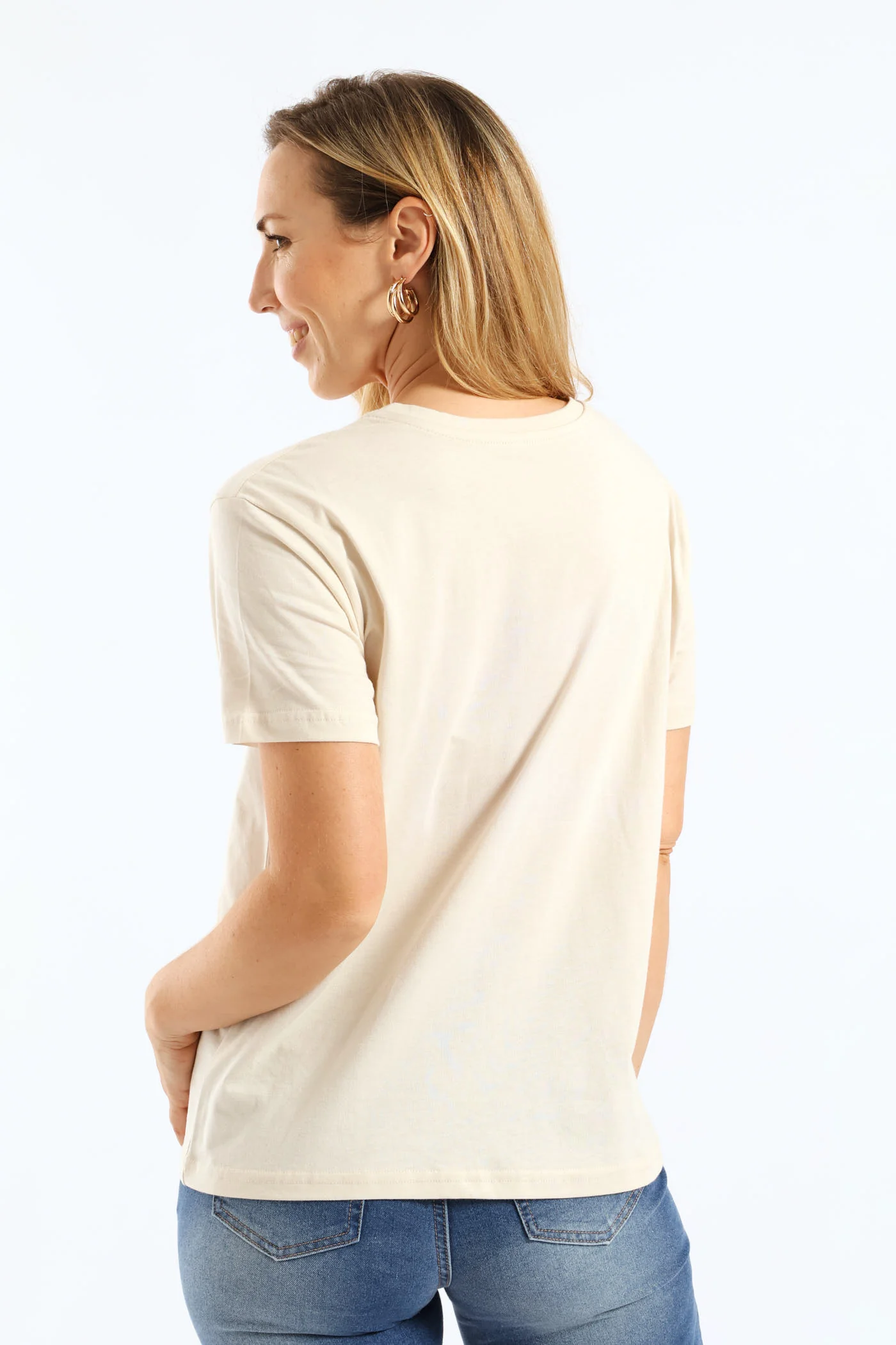 Wild & Free Coastal Tee - Sand - Image 2
