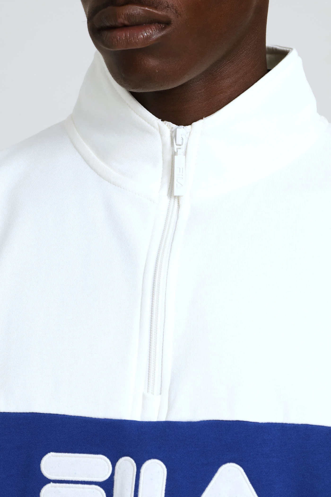 Wilder 3 Quarter Zip Sweater - Blue - Image 2