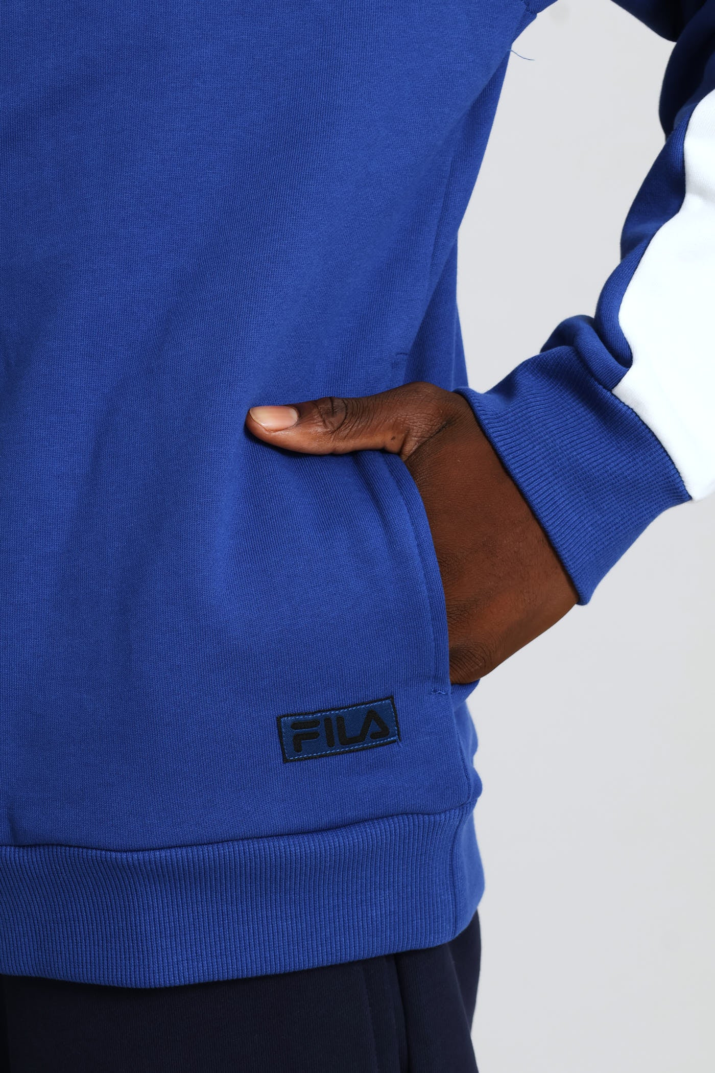 Wilder 3 Quarter Zip Sweater - Blue - Image 3
