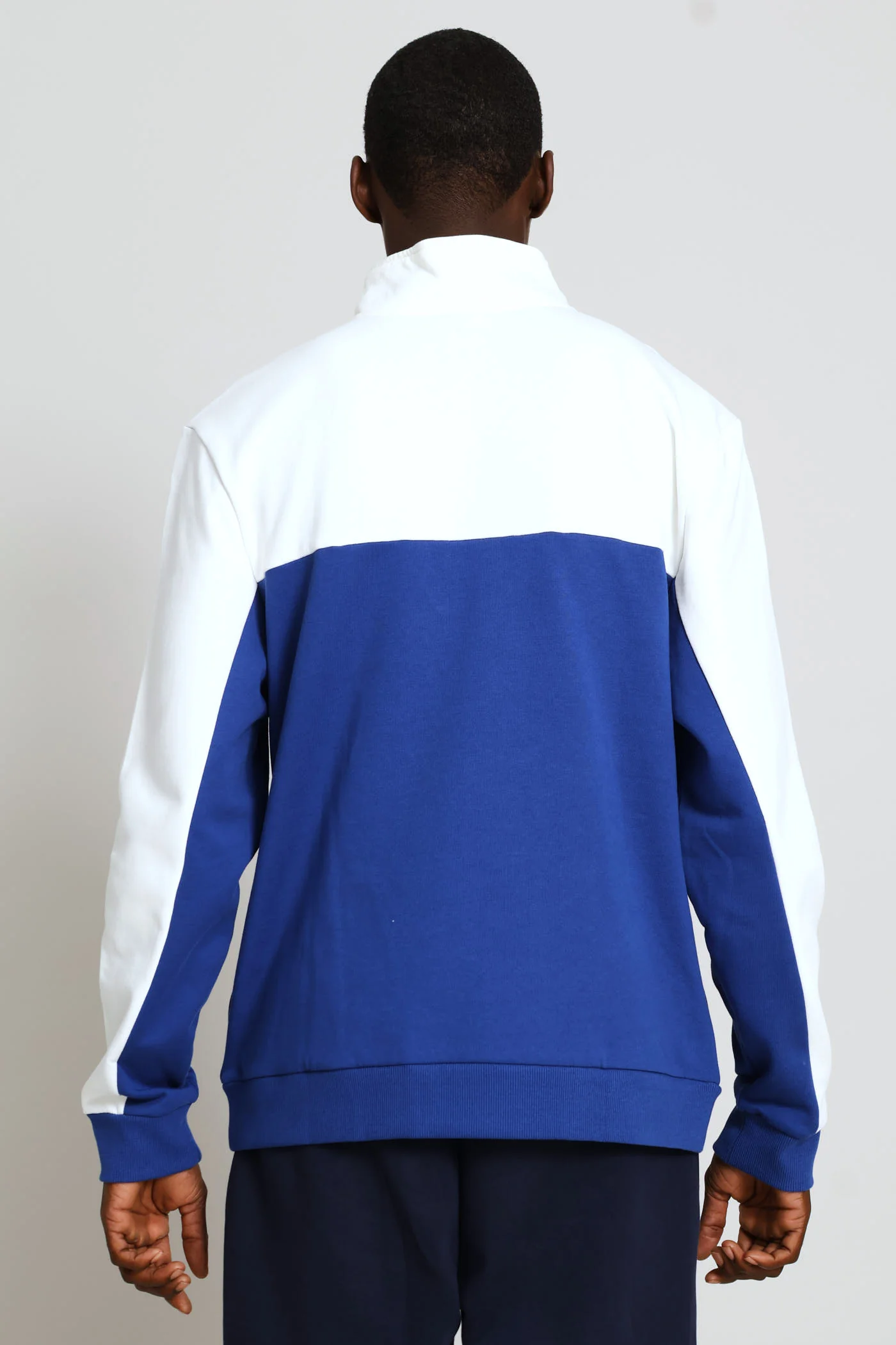 Wilder 3 Quarter Zip Sweater - Blue - Image 6