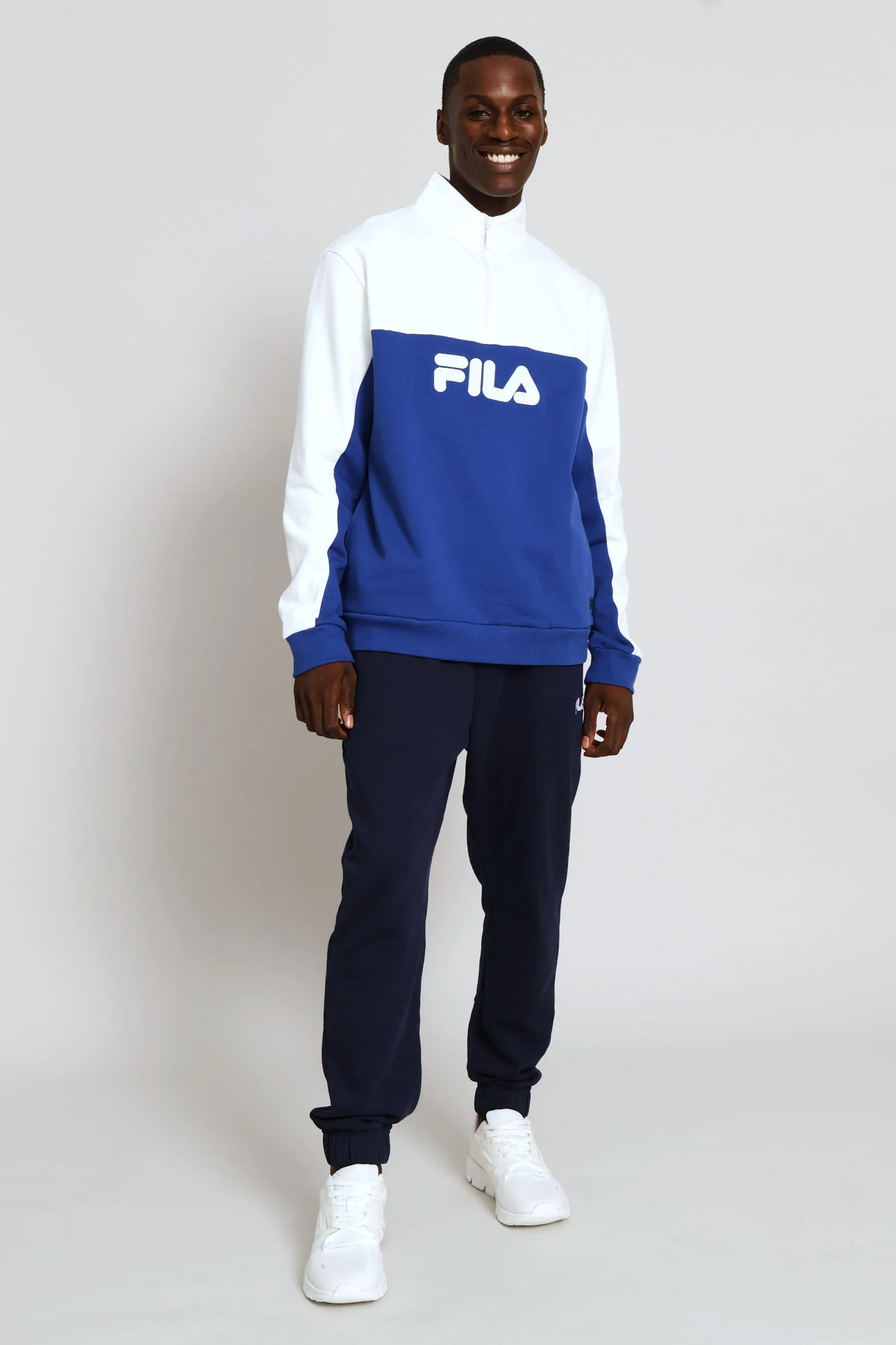 Wilder 3 Quarter Zip Sweater - Blue - Image 7