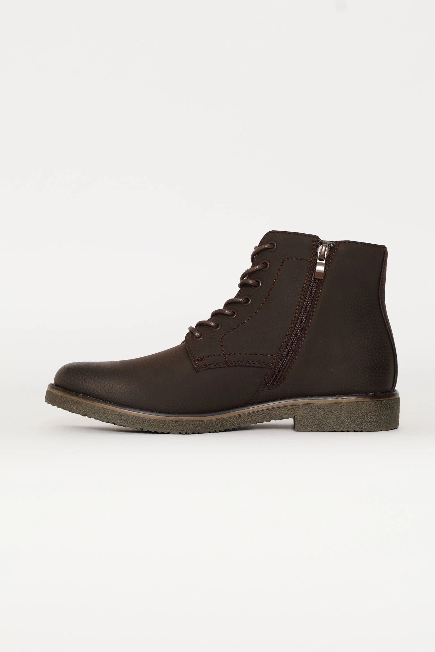 Windsor Lace Up Boot - Chocolate - Image 2