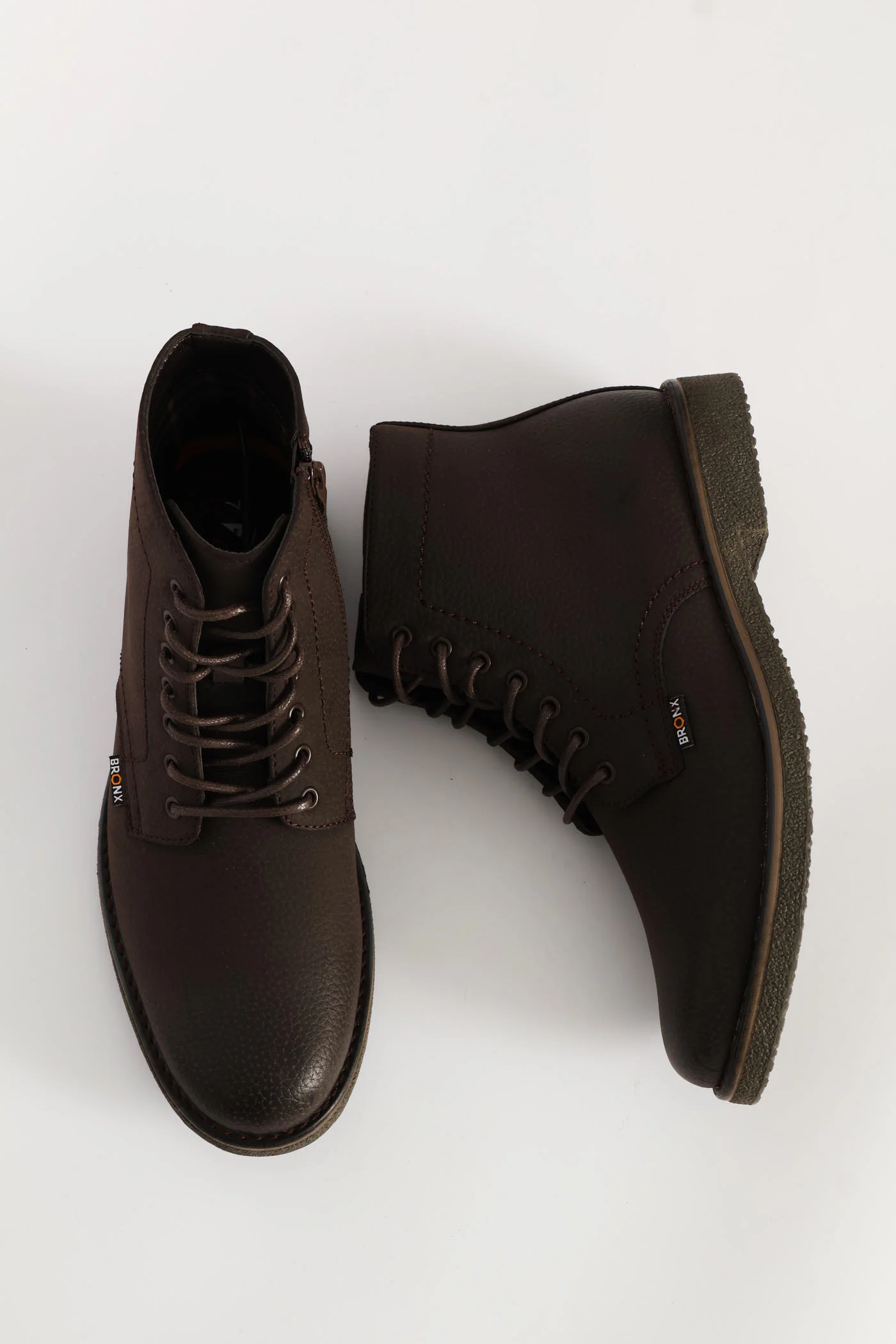 Windsor Lace Up Boot - Chocolate - Image 6