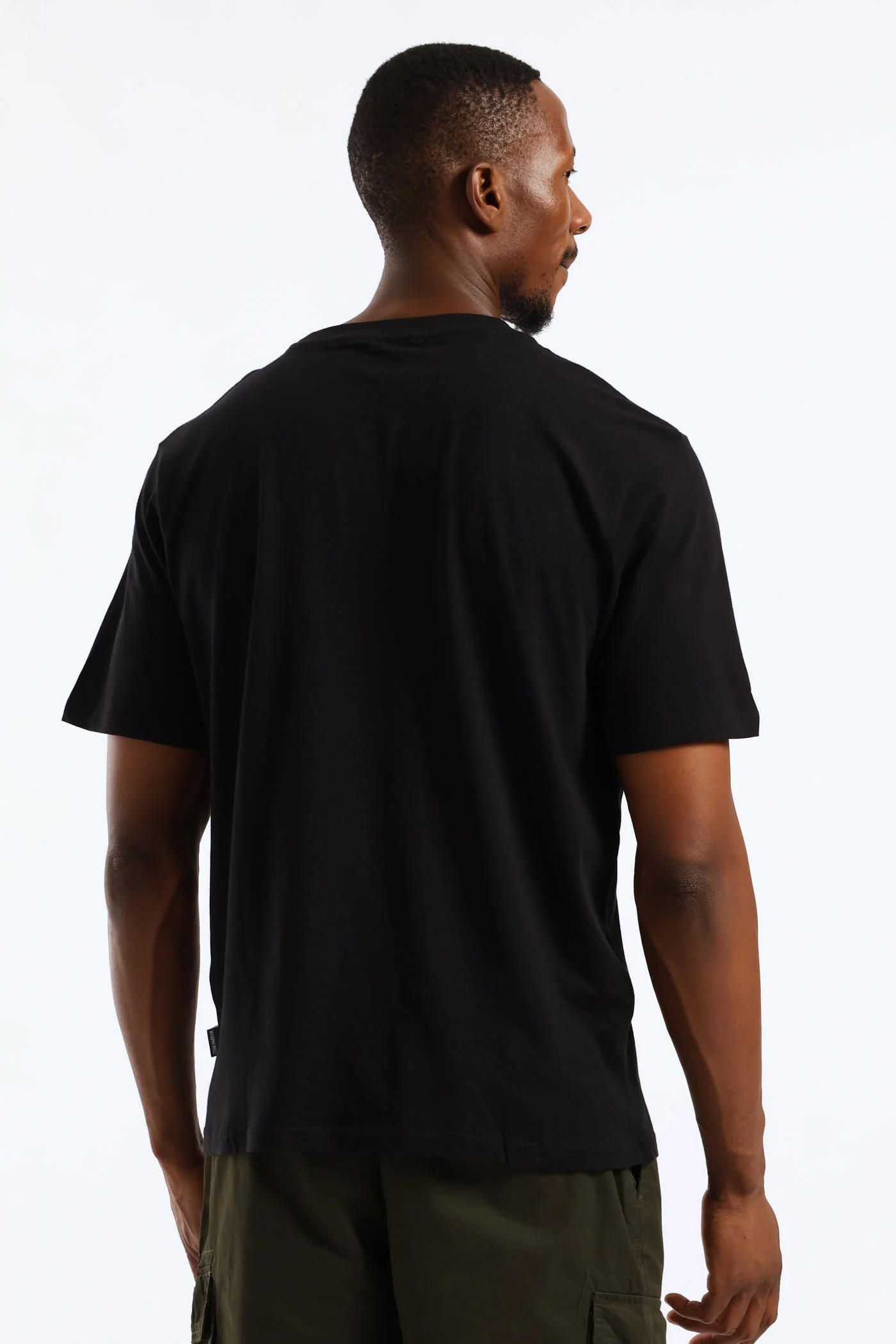 Wings Shield Puff Print Tee - Black - Image 4