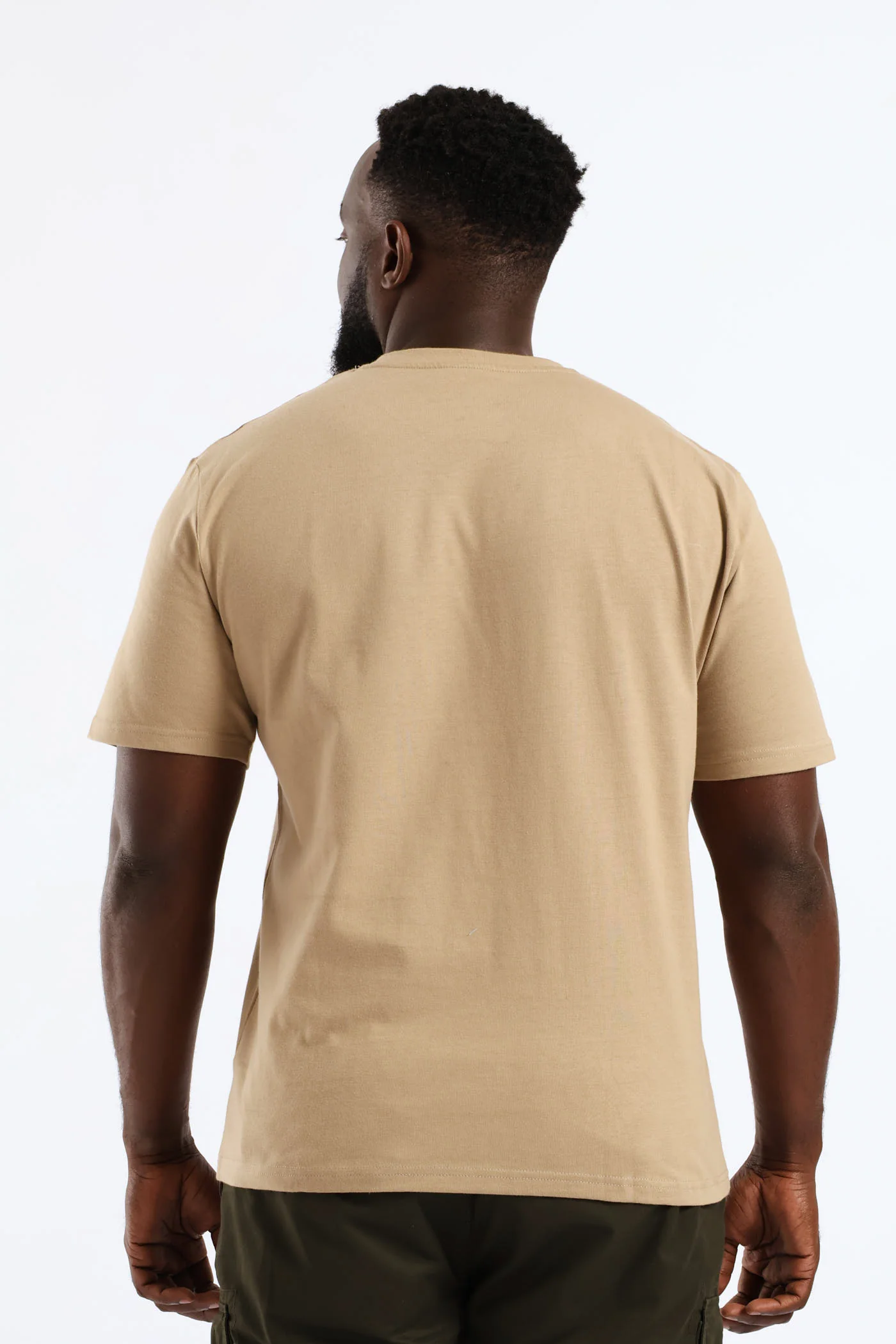 Wings Stone Denim Company Heavy Weight T-Shirt - Taupe - Image 4