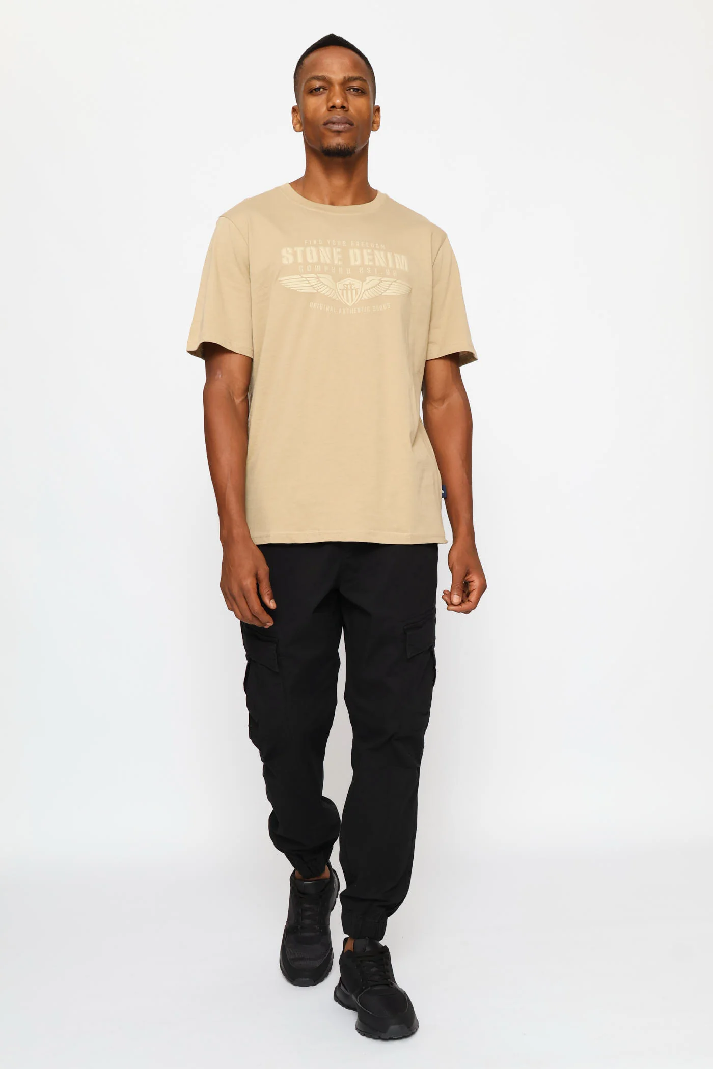 Wings Tee - Taupe - Image 4