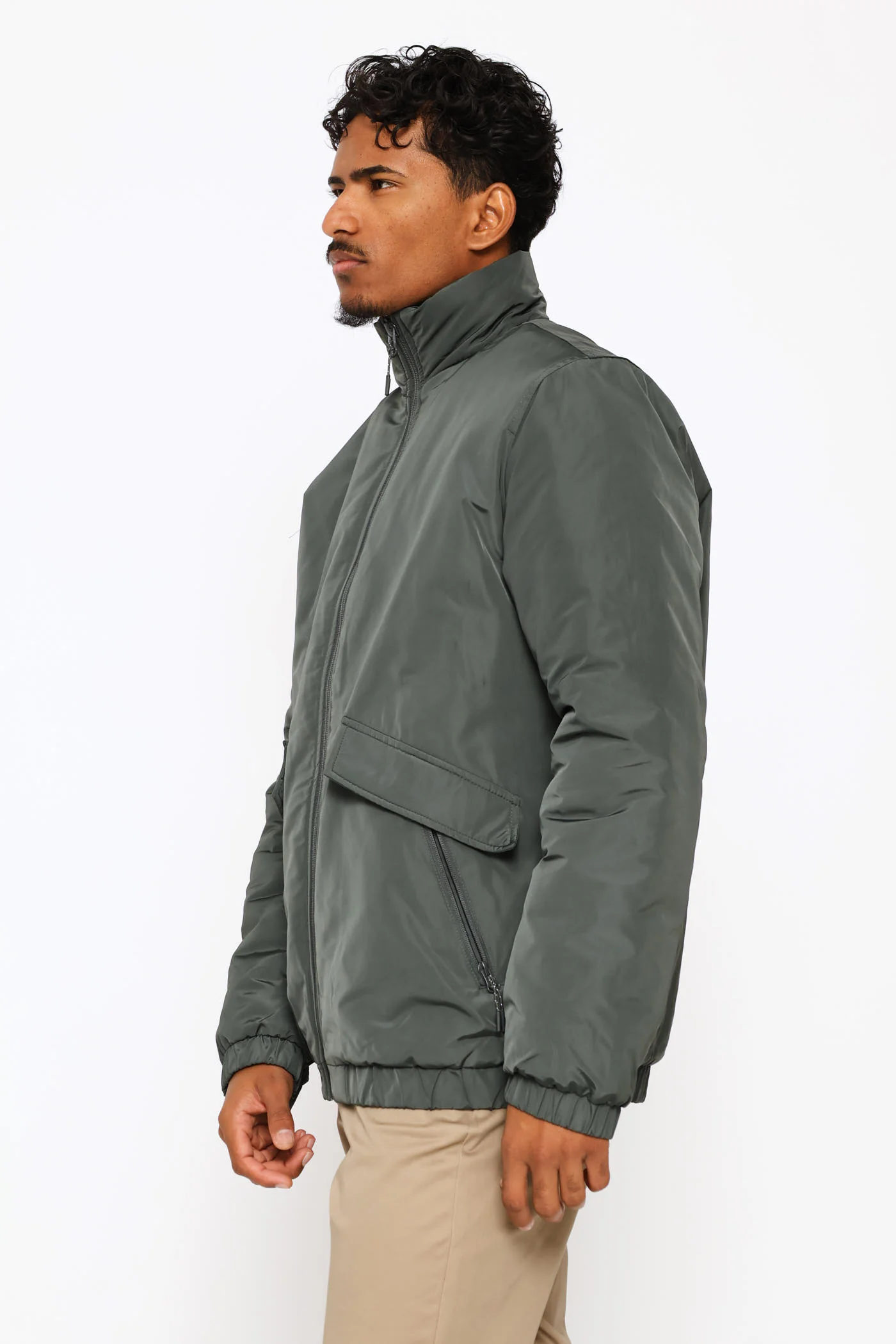 Winter Bomber Jacket - Dark Fatigue - Image 3