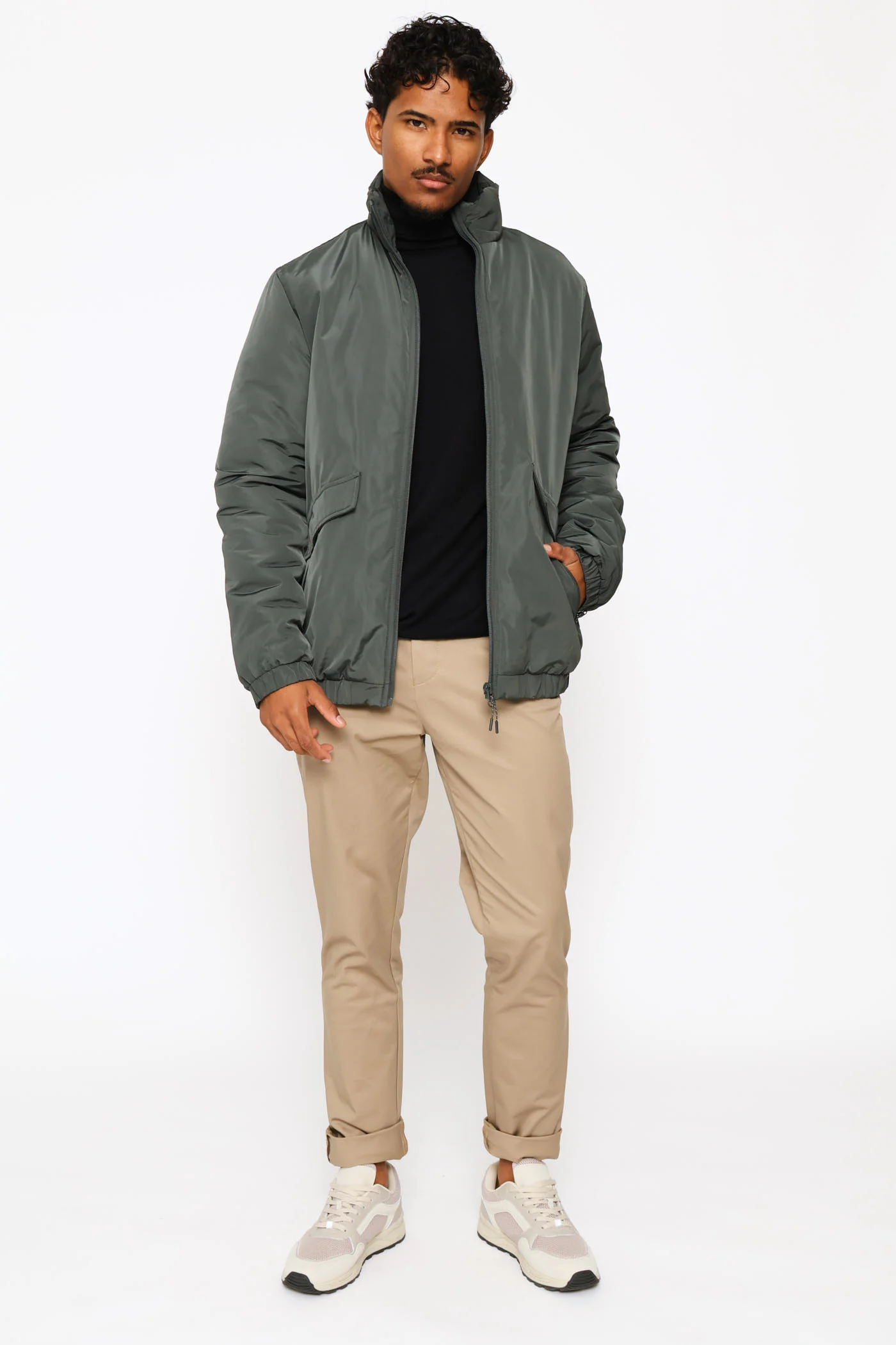 Winter Bomber Jacket - Dark Fatigue - Image 5
