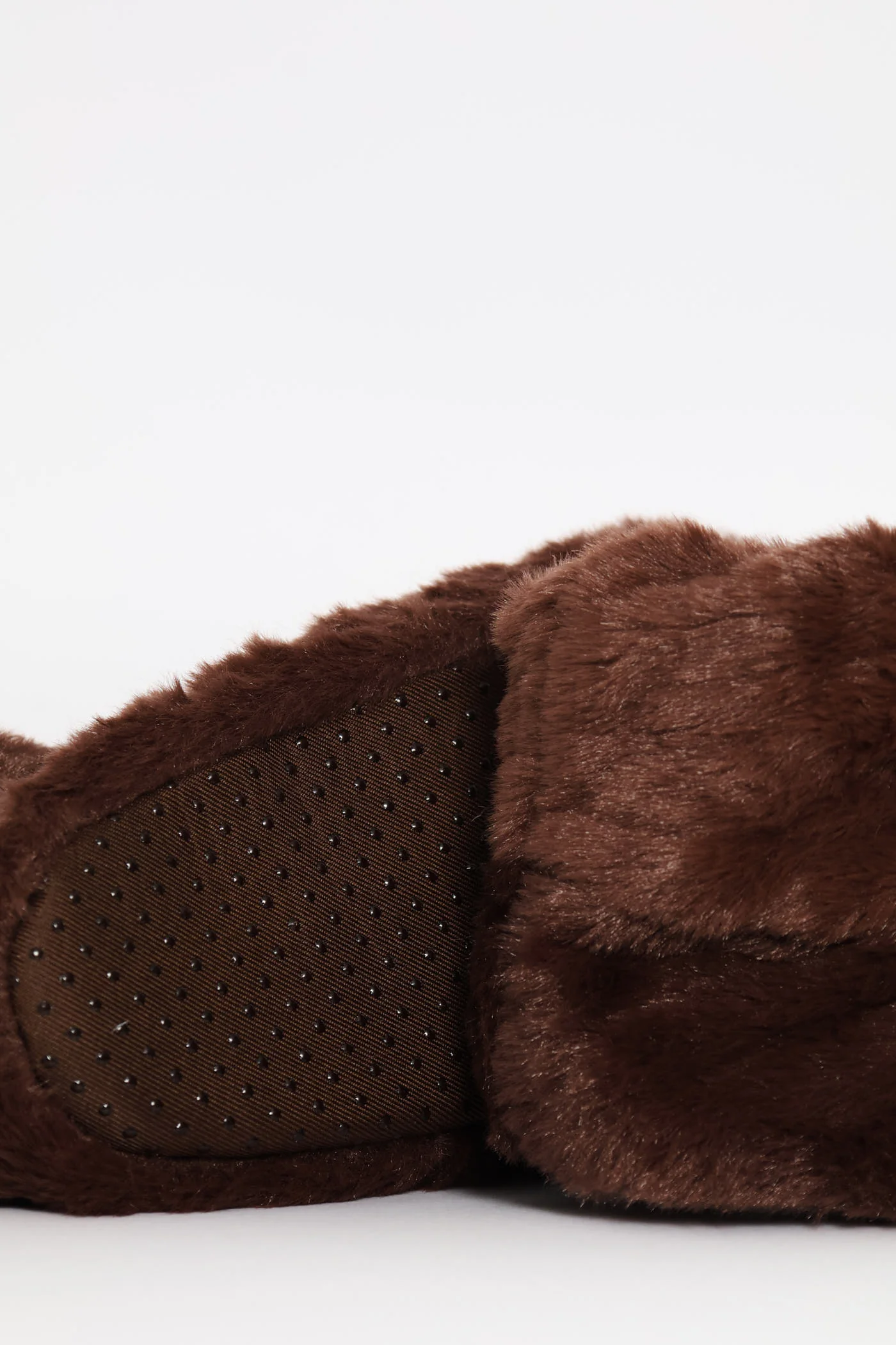 Winter Bootie Slipper Socks - Brown - Image 2