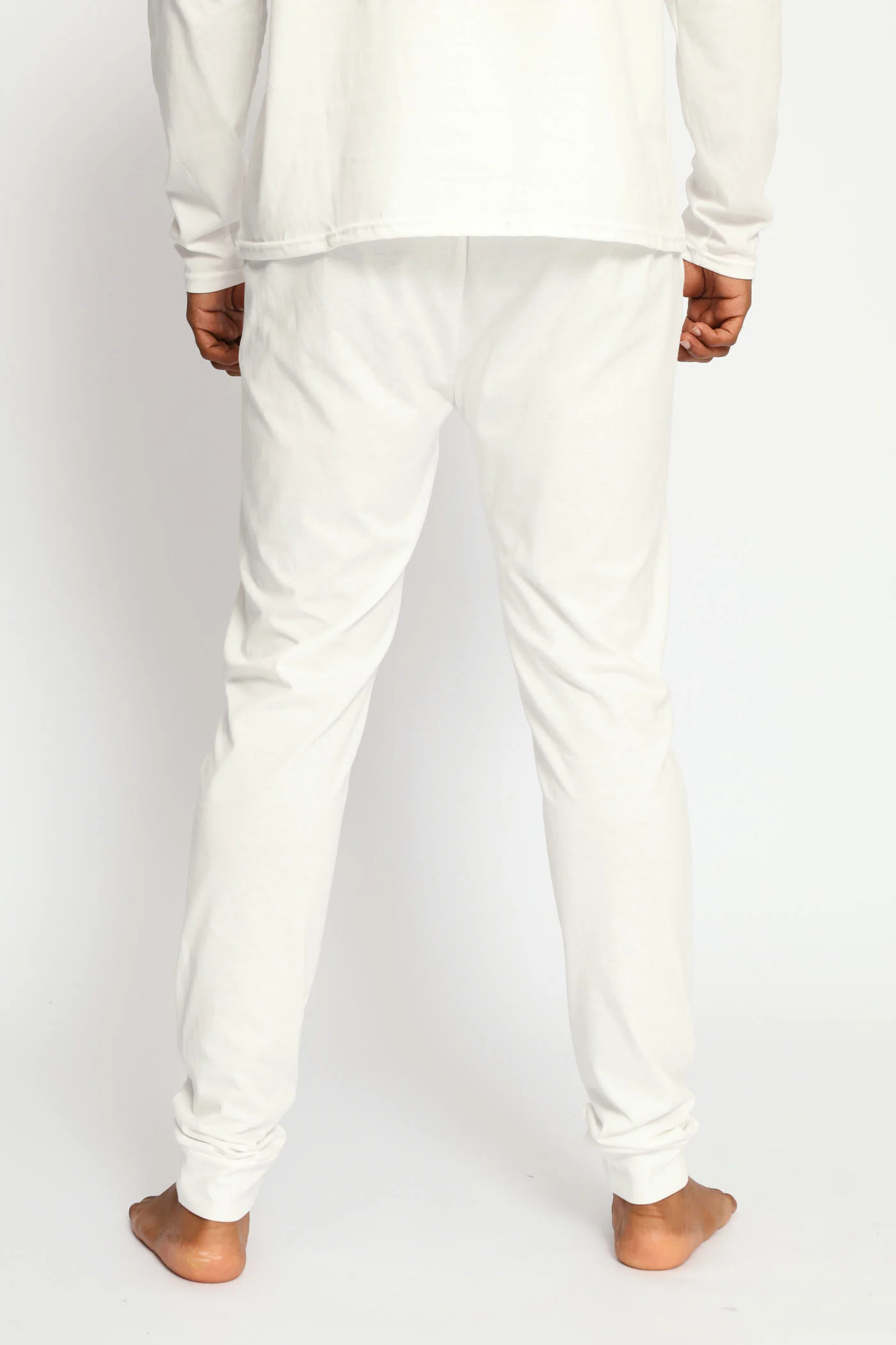 Winter Long John Cotton Thermal - White - Image 4