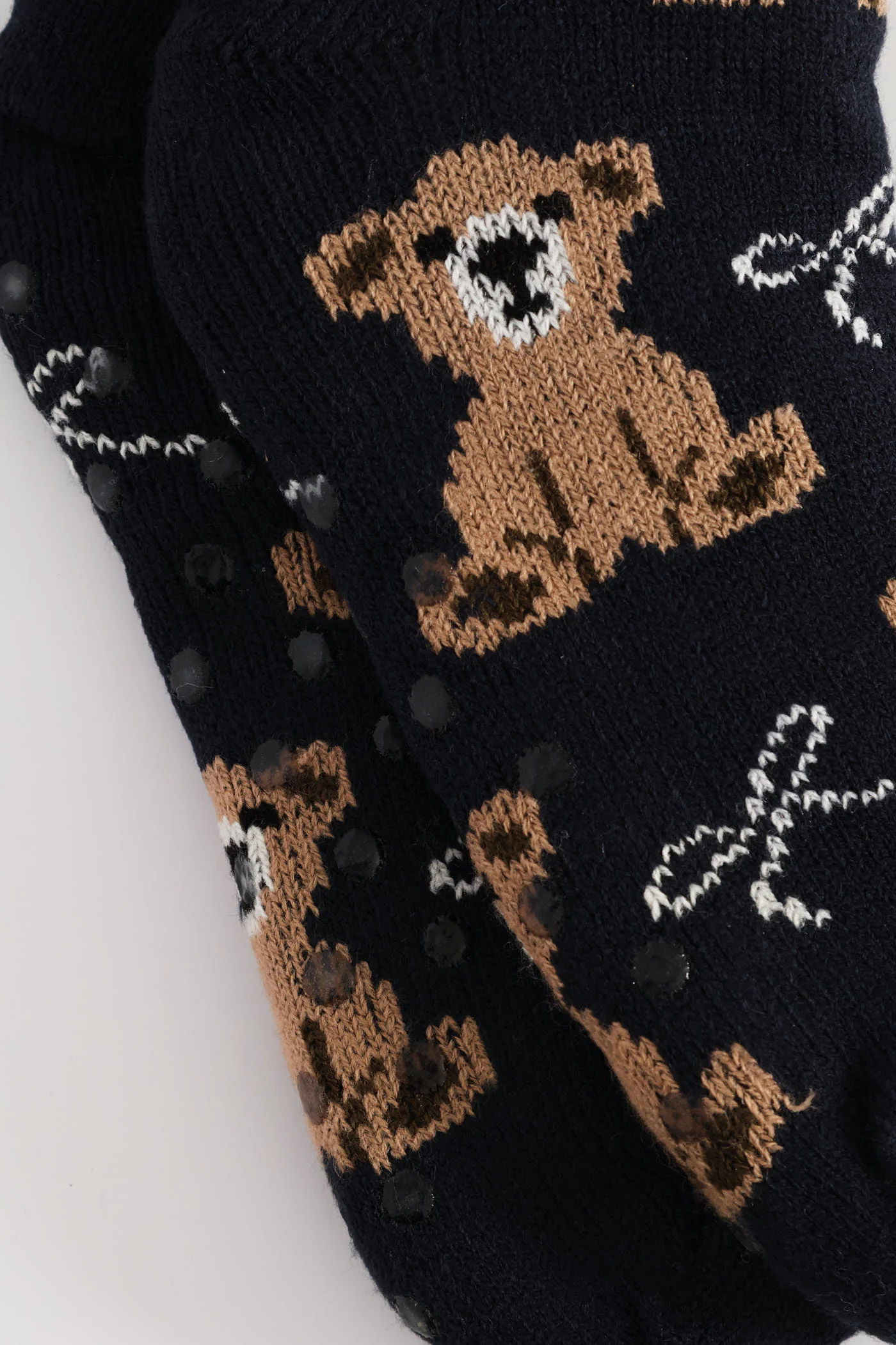 Winter Teddy Bed Socks - Navy - Image 3