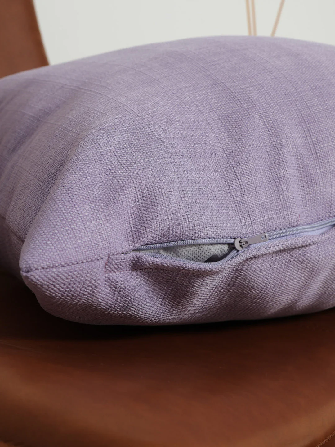 Wisteria Textured Scatter Cushion - Purple - Image 3