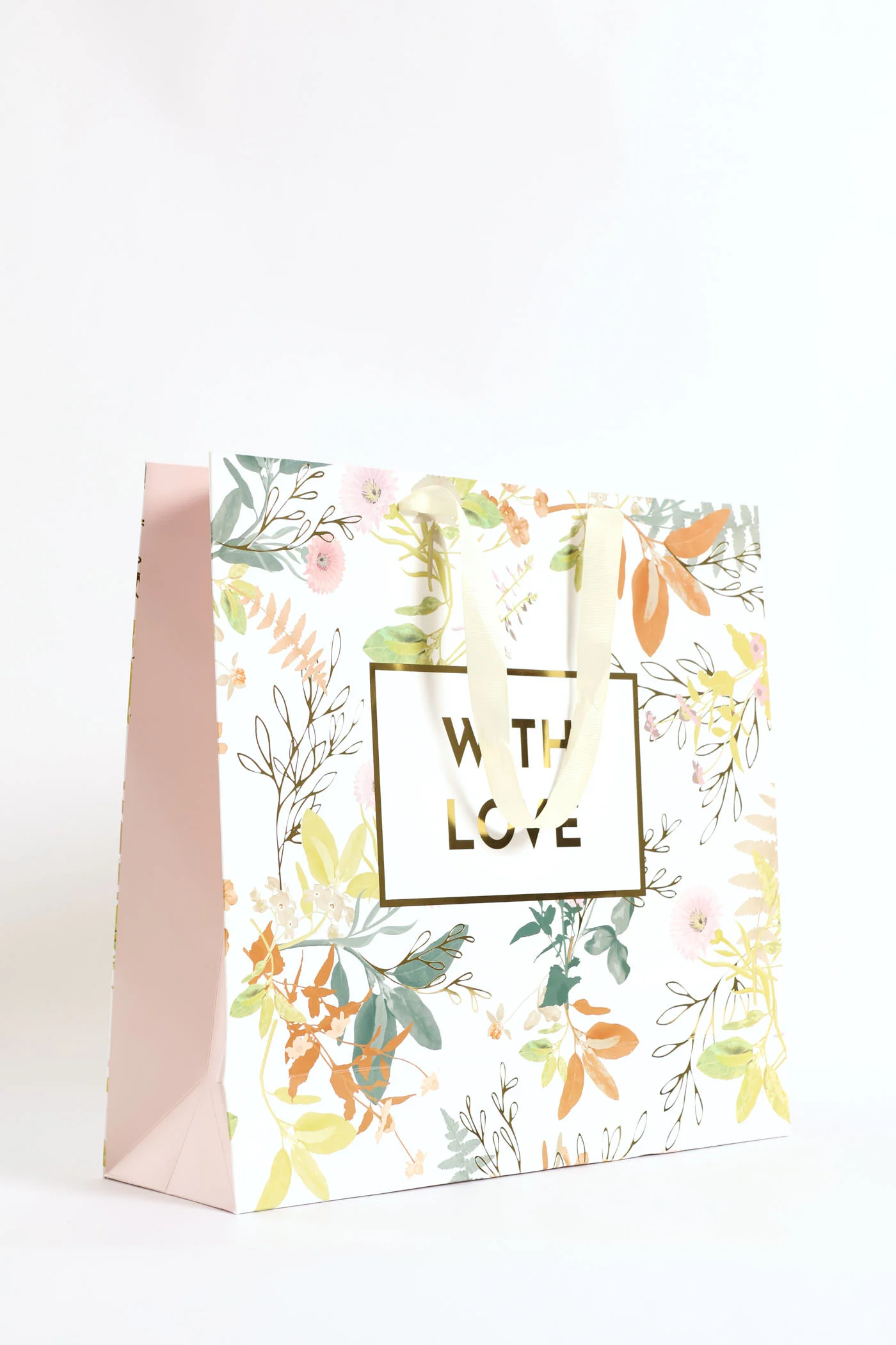 With Love Gift Bag - Light Pink - Image 2