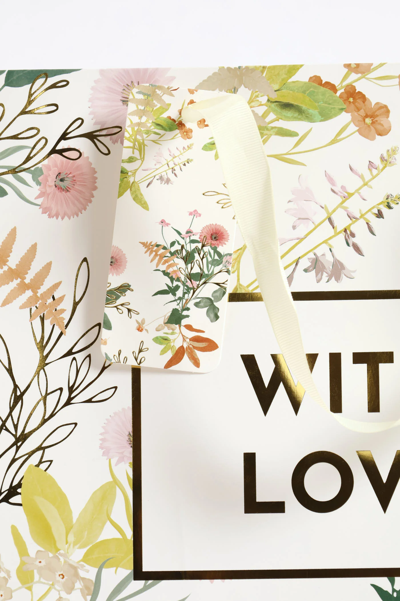With Love Gift Bag - Light Pink - Image 3