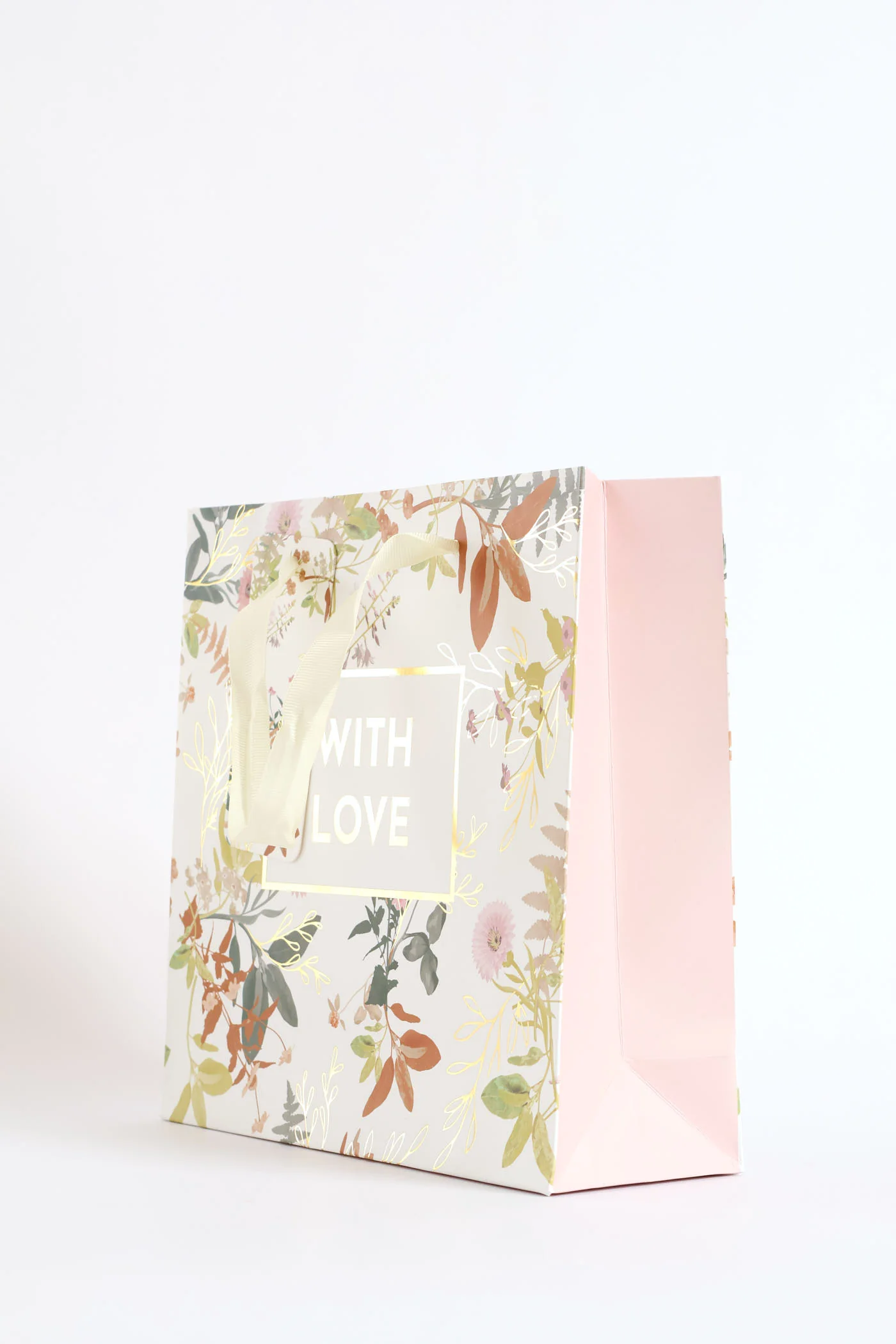 With Love Gift Bag - Light Pink - Image 2
