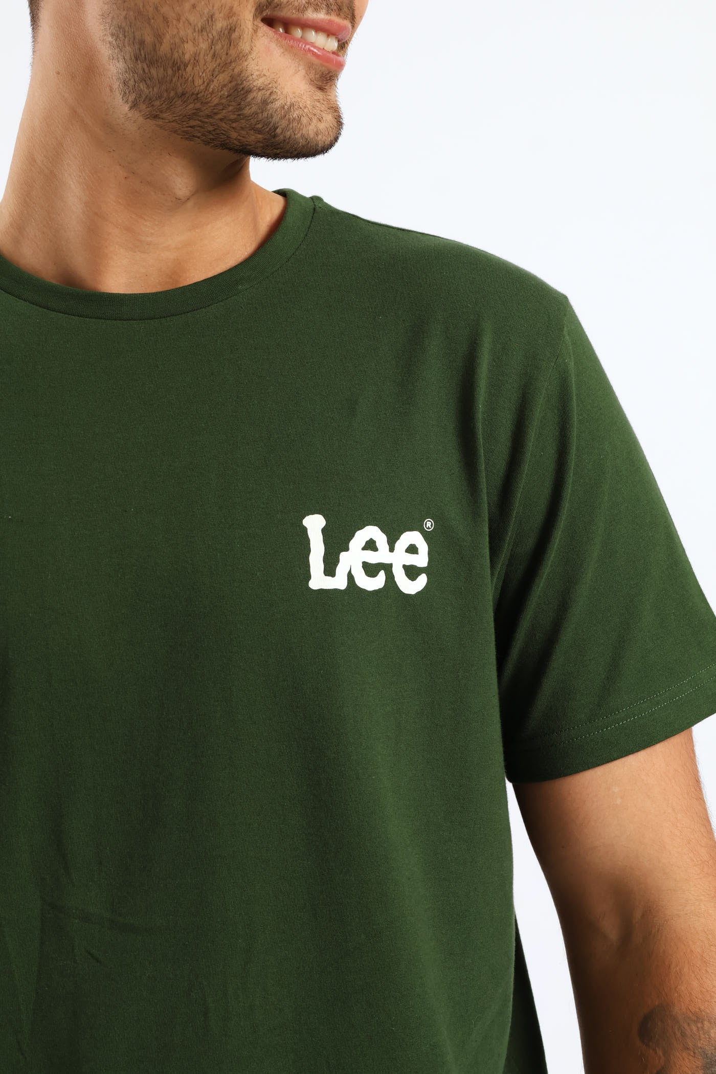 Wobbly Tee - Moss Green - Image 3
