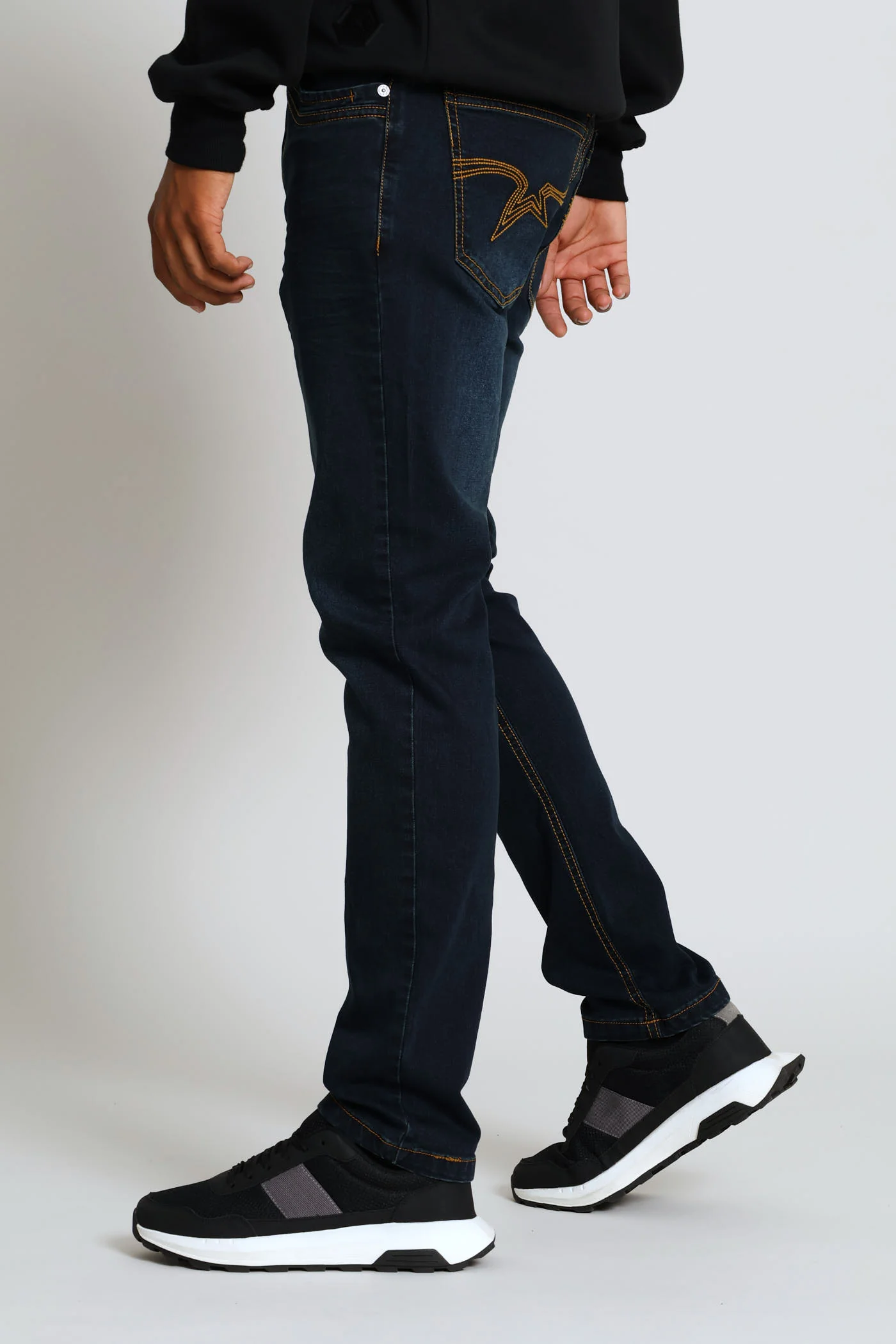 Woodford Slim Denim - Blue/Black - Image 2