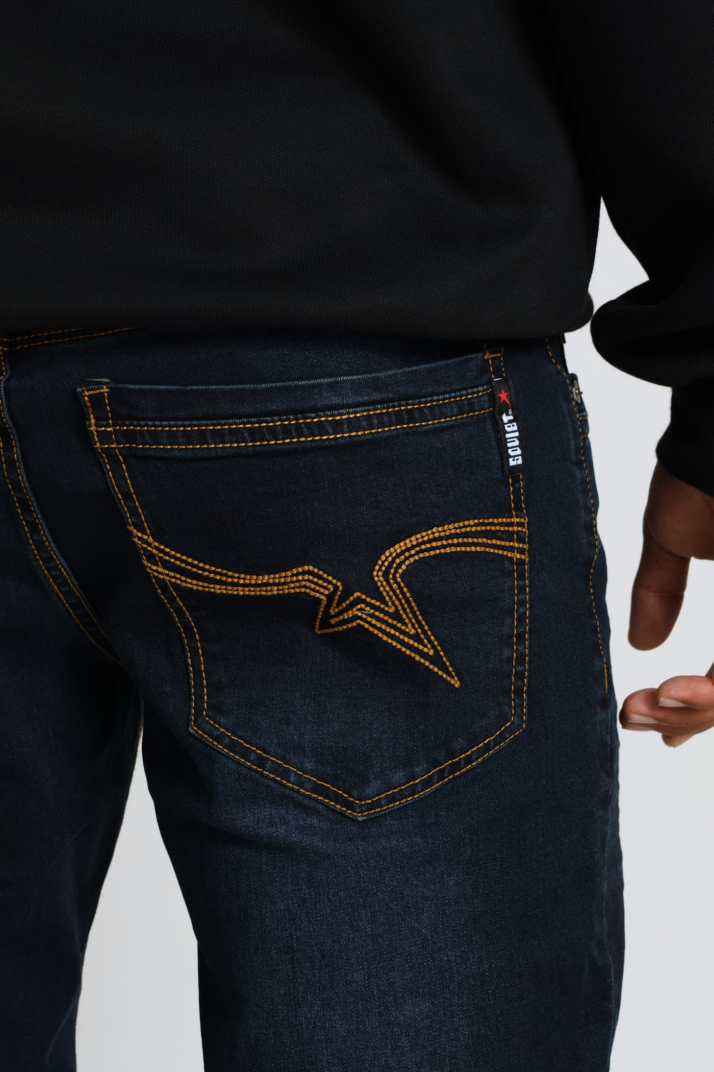 Woodford Slim Denim - Blue/Black - Image 5