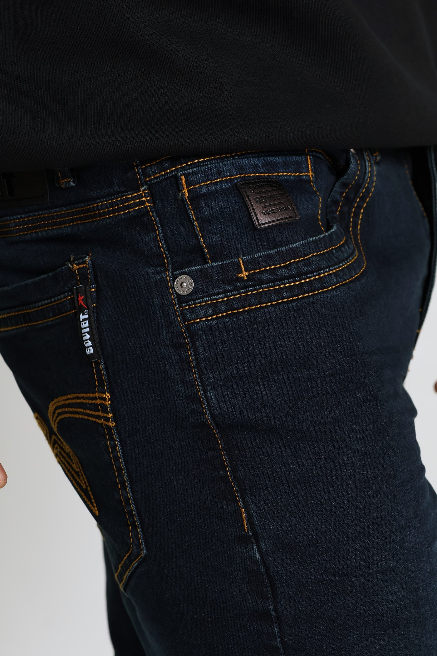 Woodford Slim Denim - Blue/Black - Image 6