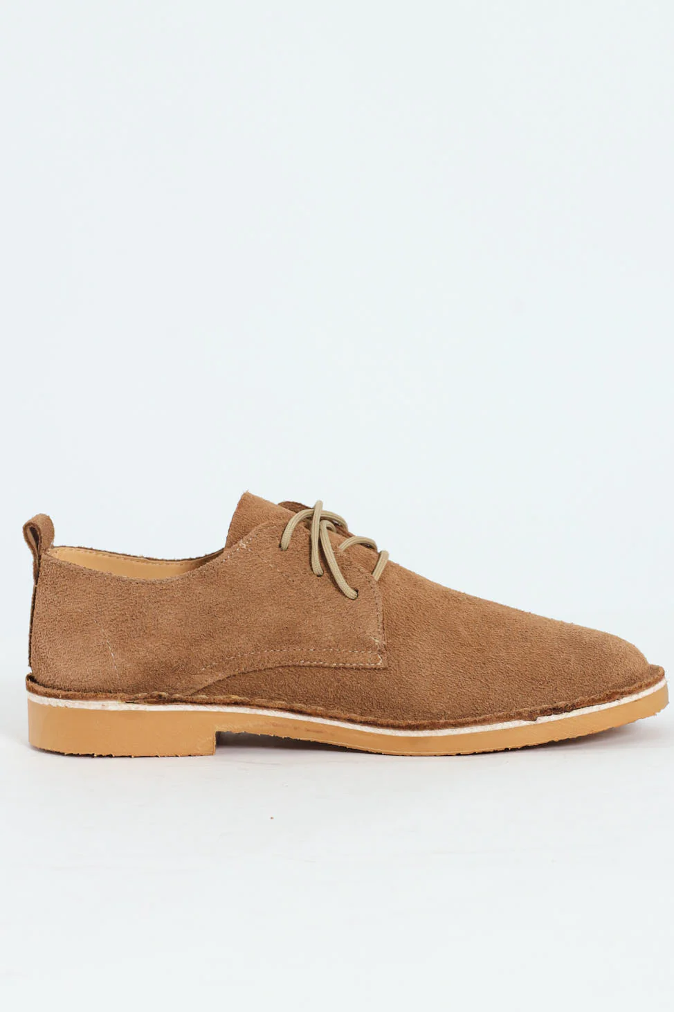 Woodlands Safari Stitch Down Suede Shoe - Taupe - Image 5
