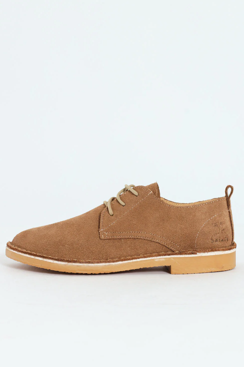 Woodlands Safari Stitch Down Suede Shoe - Taupe - Image 8