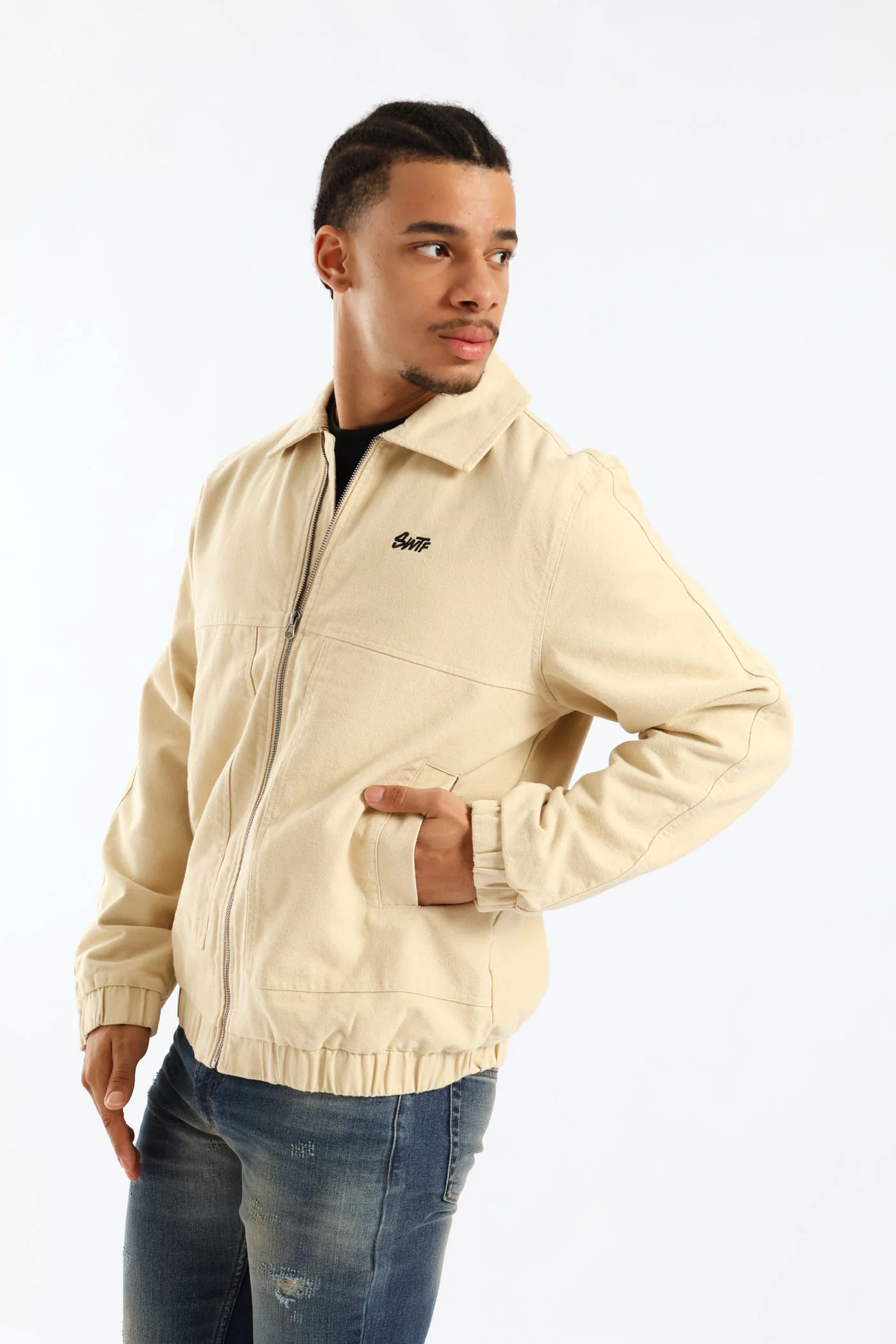 Worker Jacket - Light Stone - Image 4