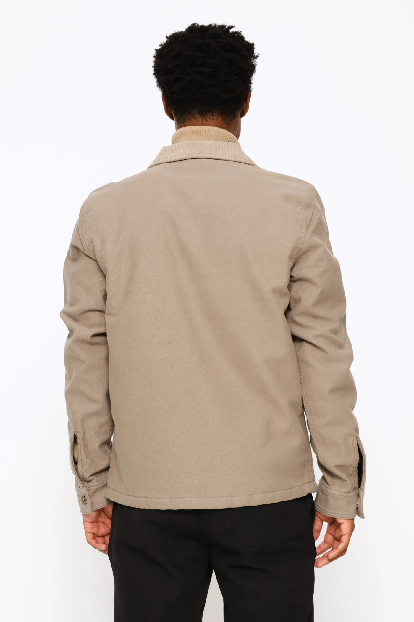 Worker Jacket - Taupe - Image 4