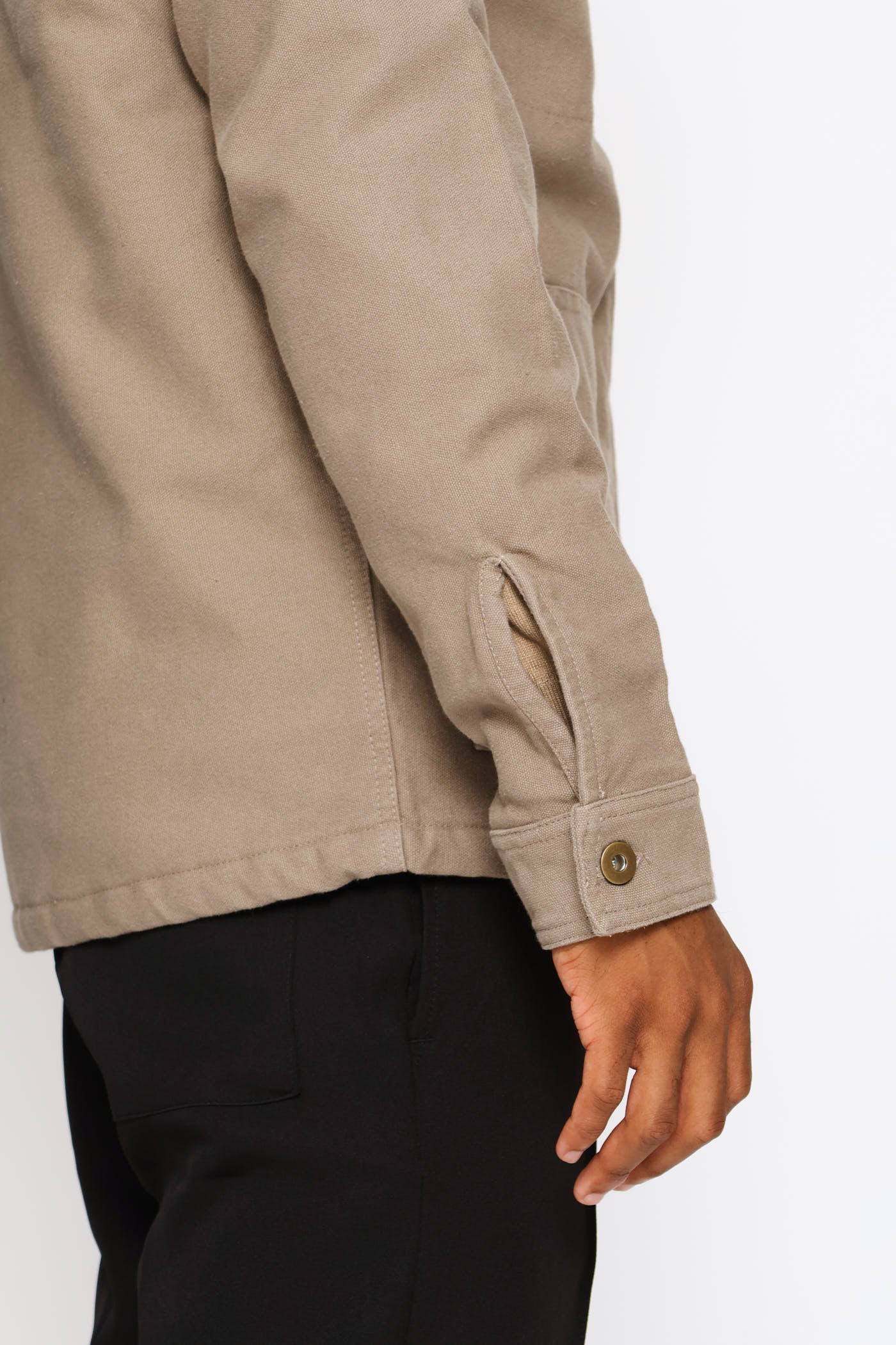 Worker Jacket - Taupe - Image 5