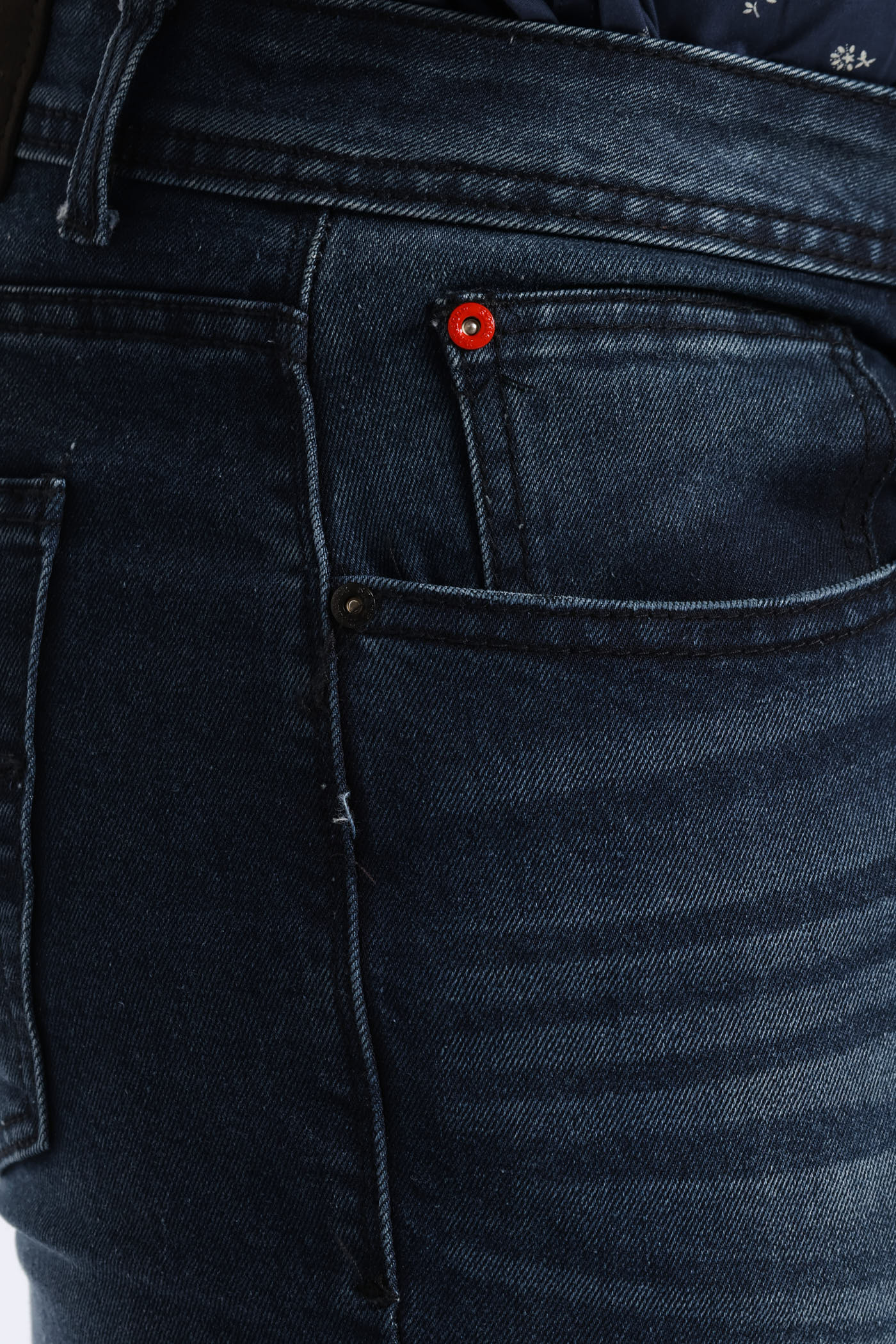 Worn In Slim Denim - Blue/Black - Image 4