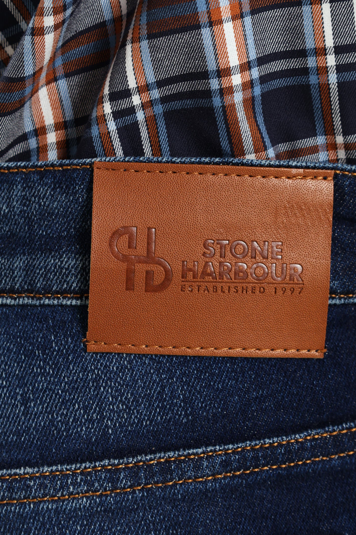 Worn In Straight Denim - Dark Wash - Image 10