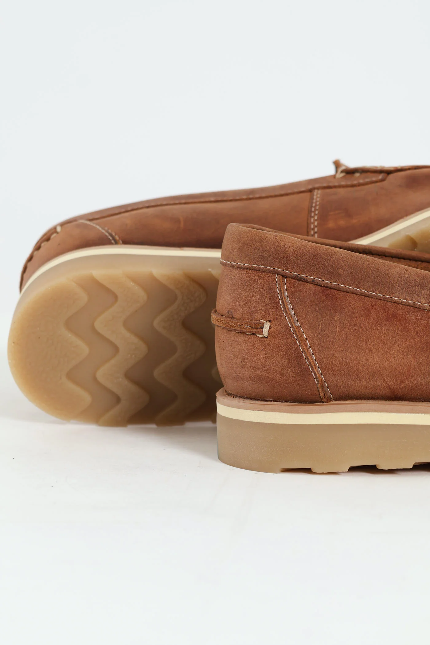Woven Leather Slip-On Loafer - Tan - Image 6