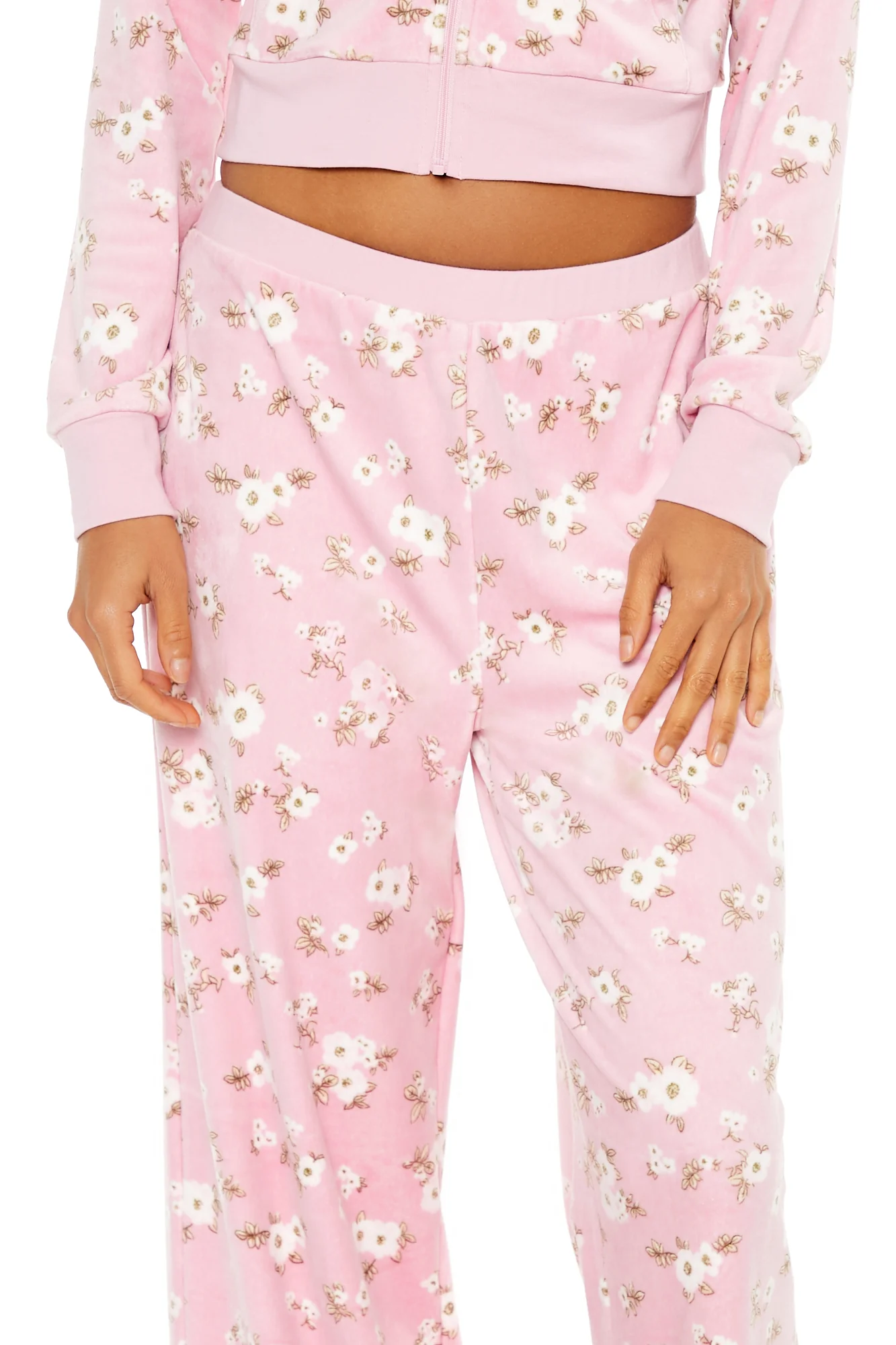 Woven Pyjama Bottoms - Pink - Image 2
