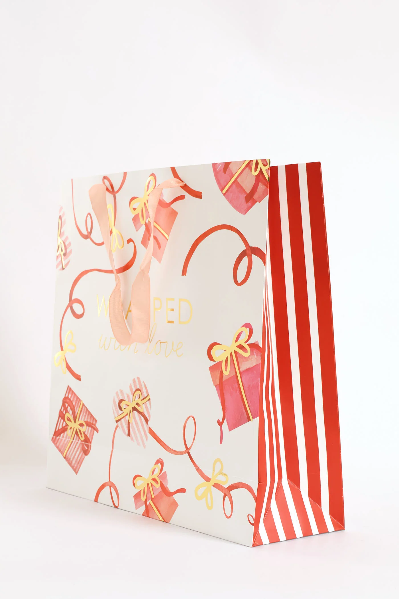 Wrapped With Love Gift Bag - Red - Image 2