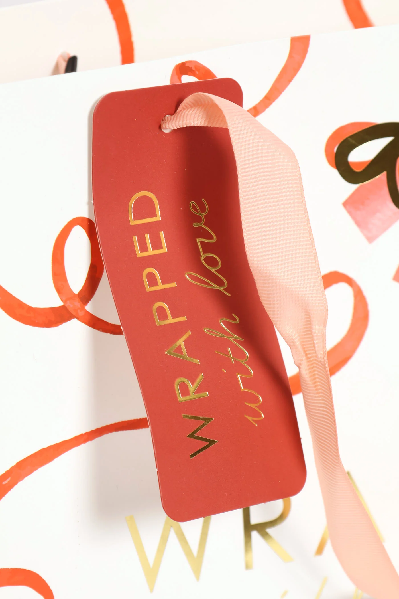 Wrapped With Love Gift Bag - Red - Image 3