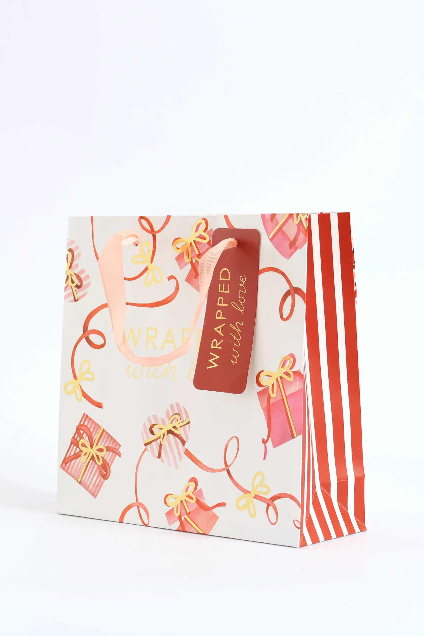 Wrapped With Love Gift Bag - Red - Image 2