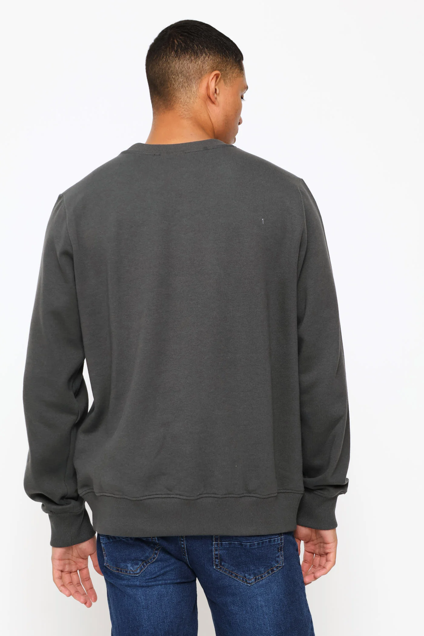 Wreath Crew Top - Charcoal - Image 4