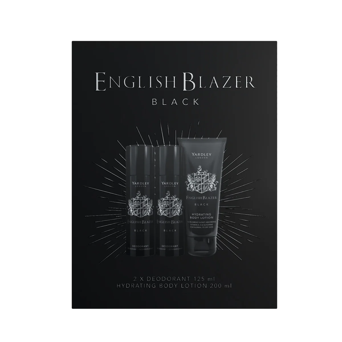 English Blazer Black Deodorant Gift Set - Image 2