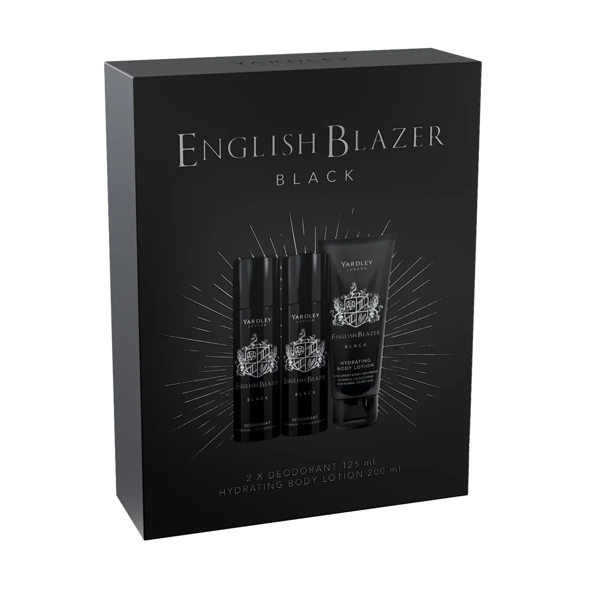 English Blazer Black Deodorant Gift Set - Image 3