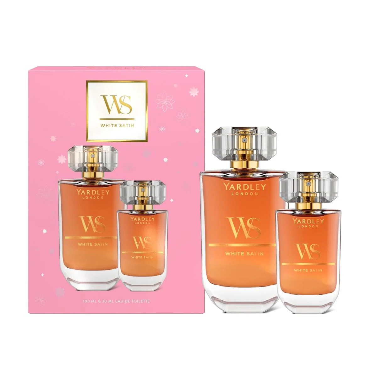 White Satin Gift Set - Image 2