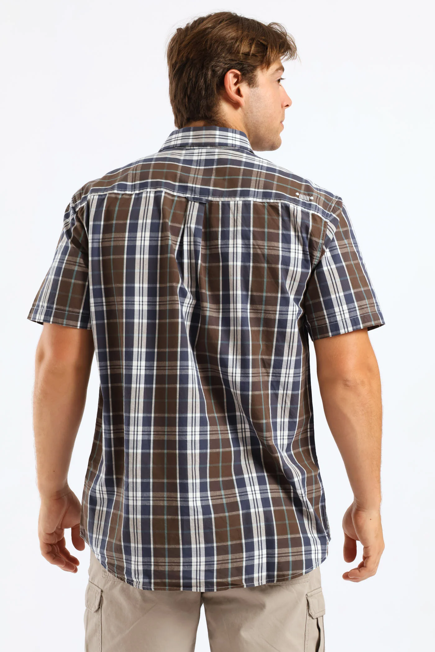 Yarn Dye Check Shirt - Fatigue - Image 4