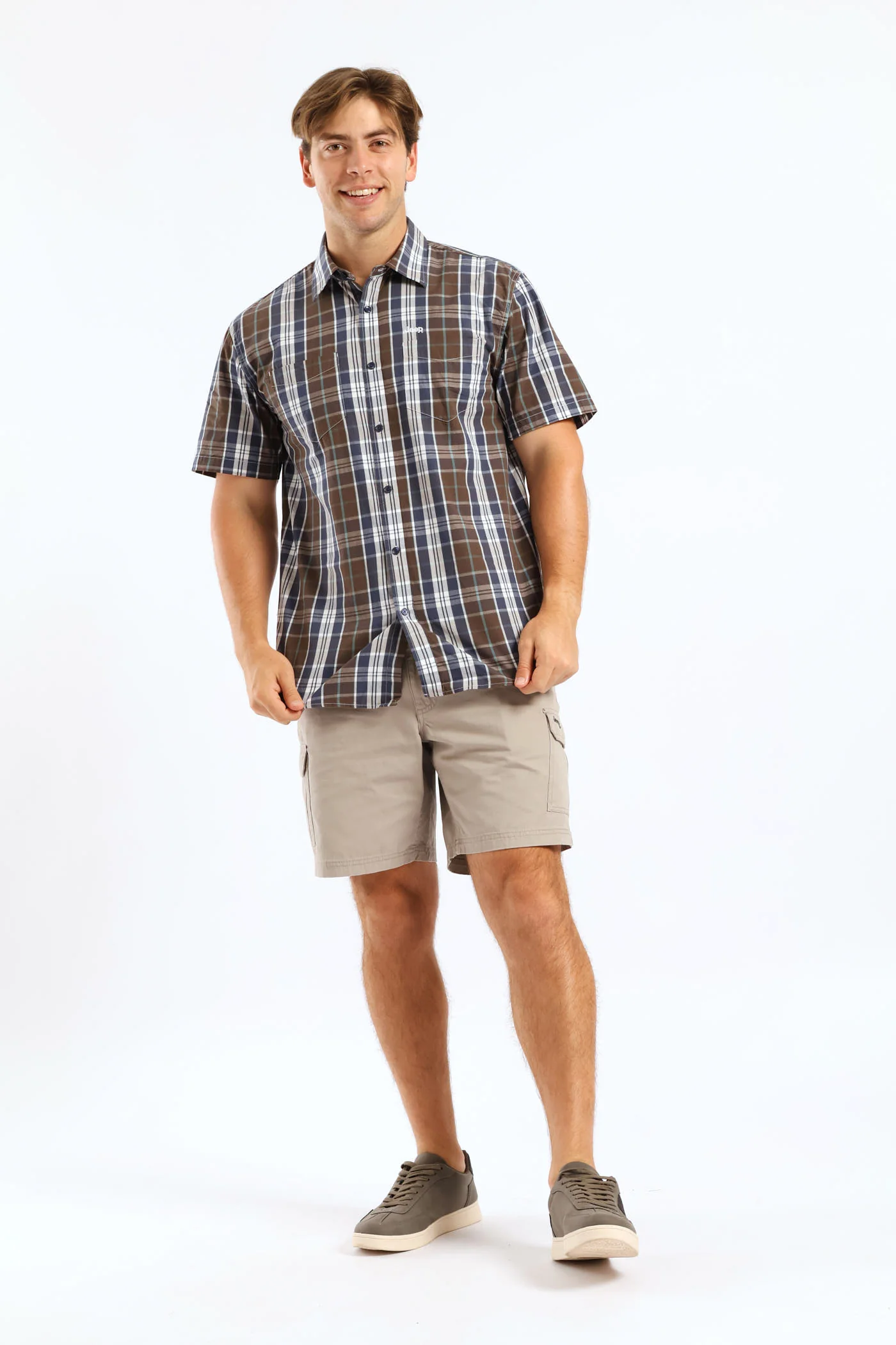 Yarn Dye Check Shirt - Fatigue - Image 5