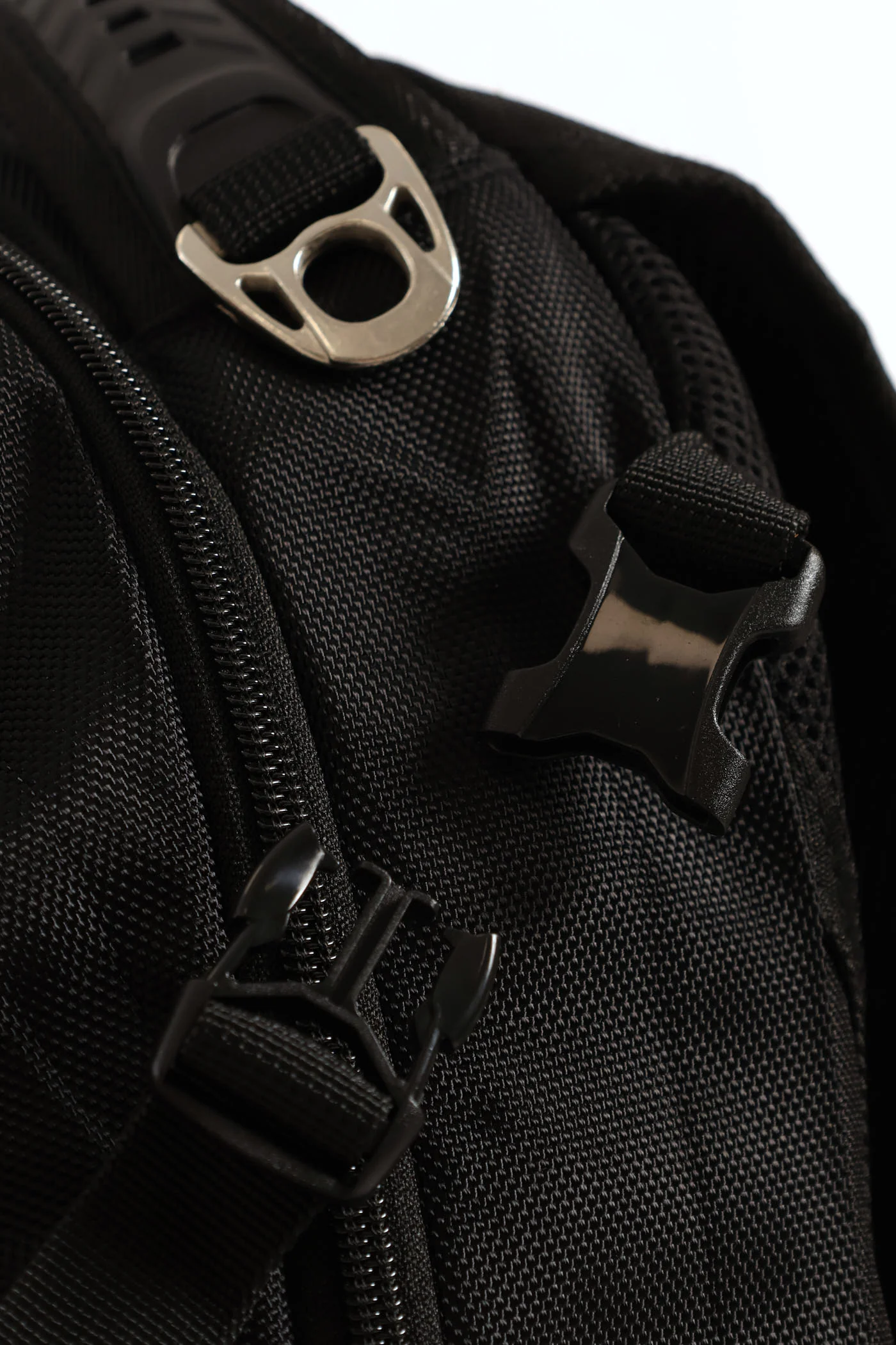 Zip Backpack - Black/Red - Image 5
