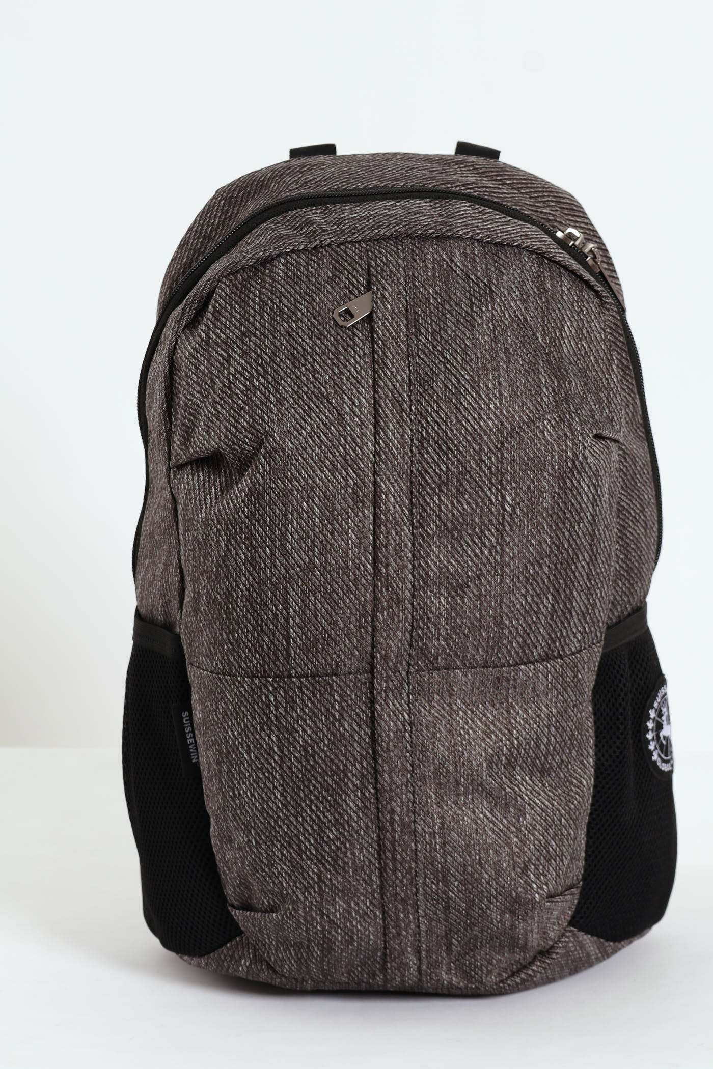 Zip Backpack - Grey Melange - Image 5