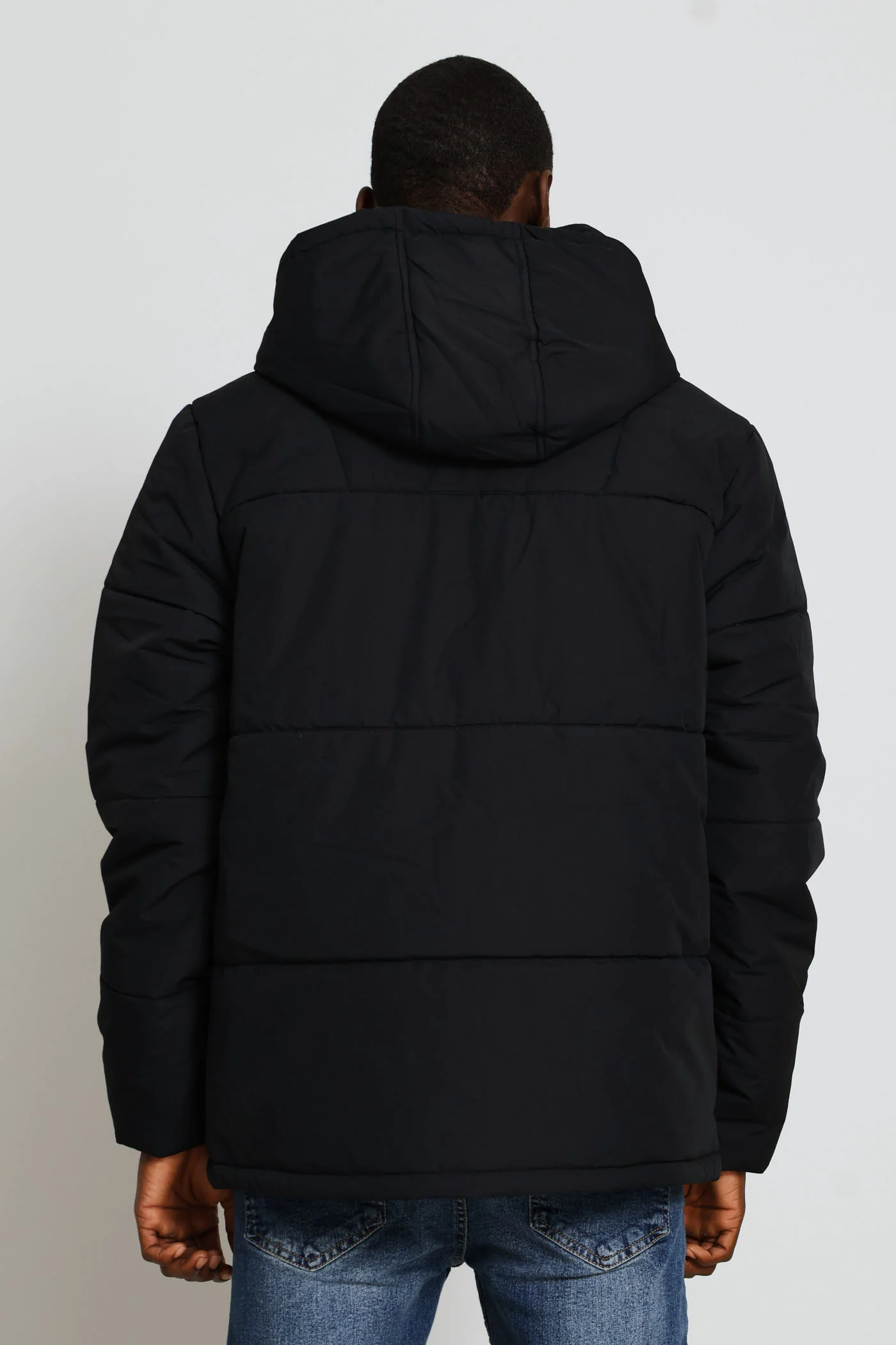 Zip Parker Jacket - Black - Image 5