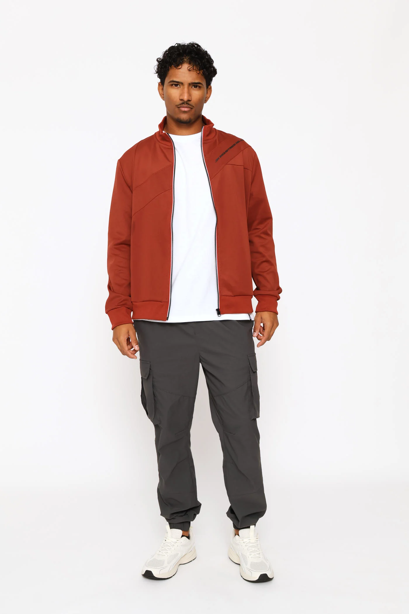 Zip Through Sweater - Ochre - Image 6
